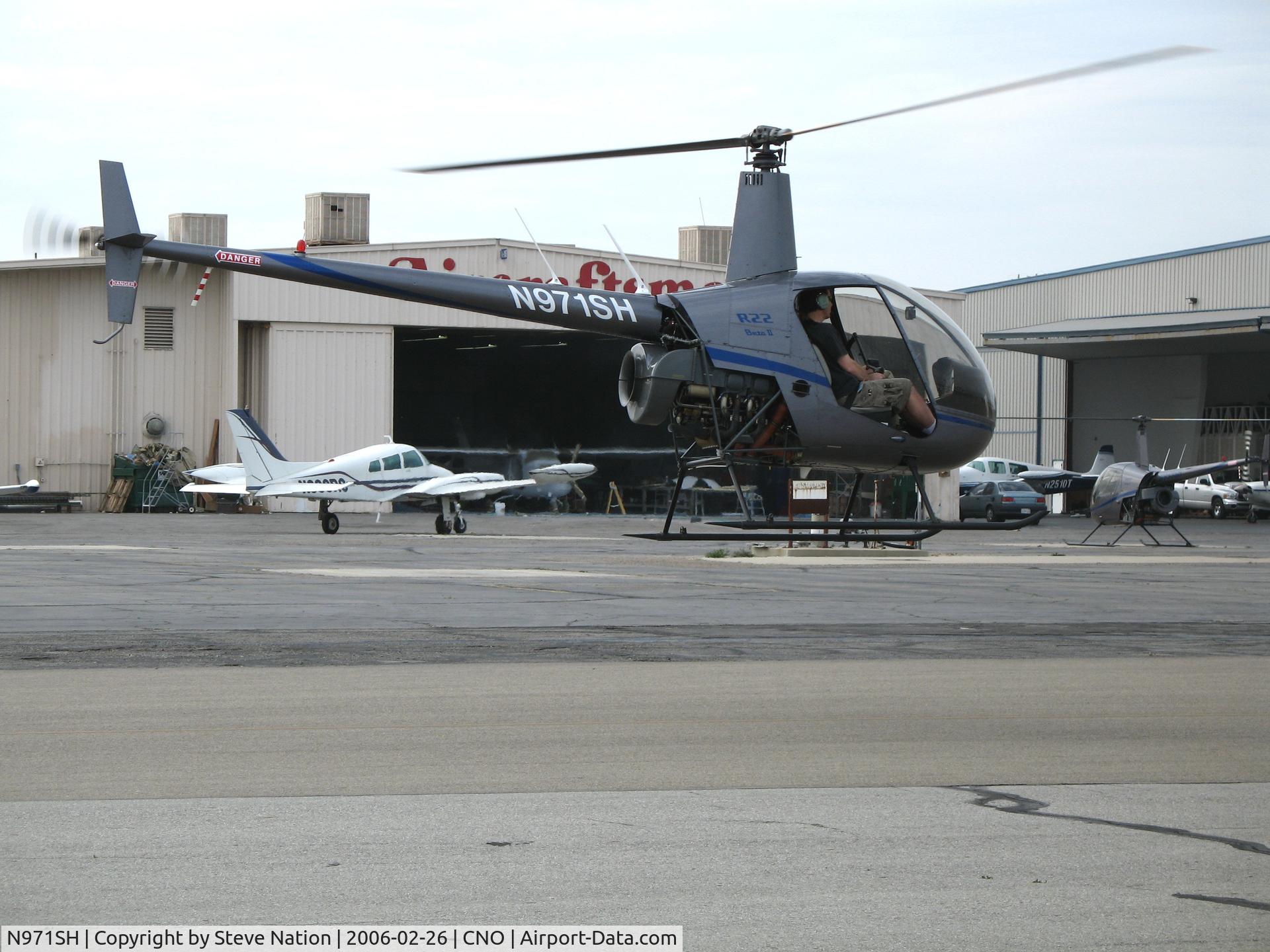 N971SH, Robinson R22, Silver State Helicopters 2005 Robinson R22 Beta at Chino, CA