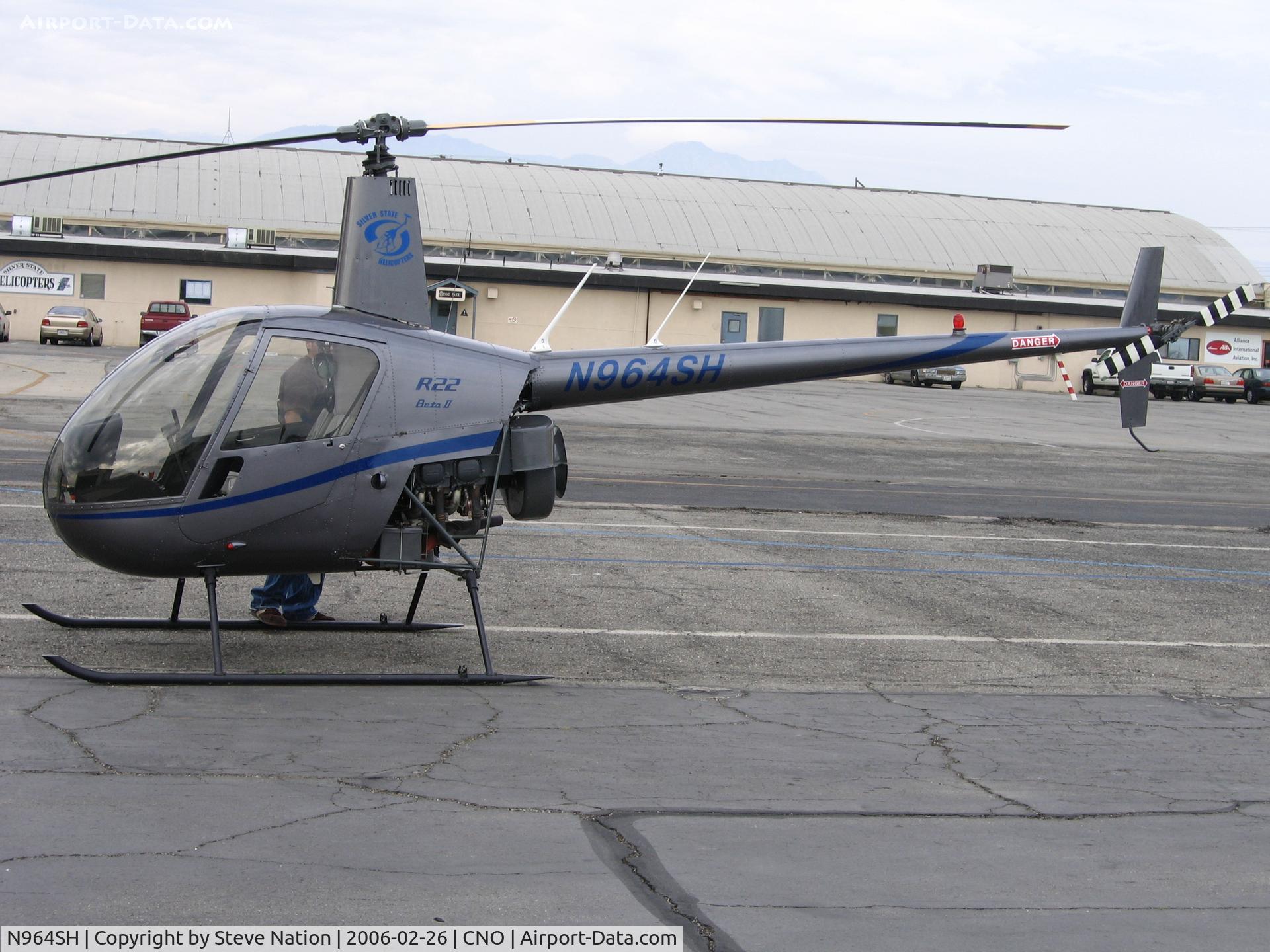 N964SH, 2005 Robinson R22 BETA C/N 3941, Silver State Helicopters 2006 Robinson R22 Beta at Chino, CA