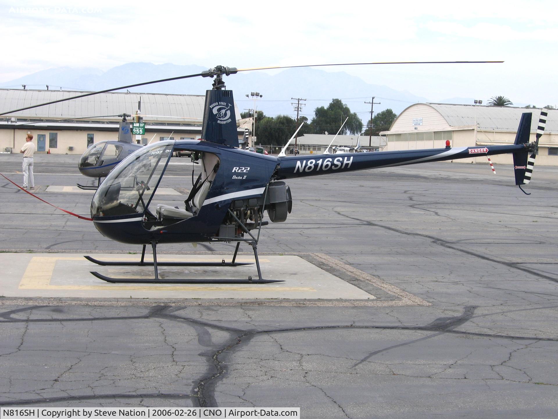 N816SH, 2005 Robinson R22 Beta C/N 3764, Silver State Helicopters 2005 Robinson R22 Beta at Chino, CA