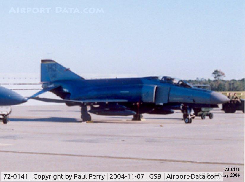 72-0141, 1972 Boeing QF-4E C/N 4310, The eternal Phantom, resplendent on her section of ramp
