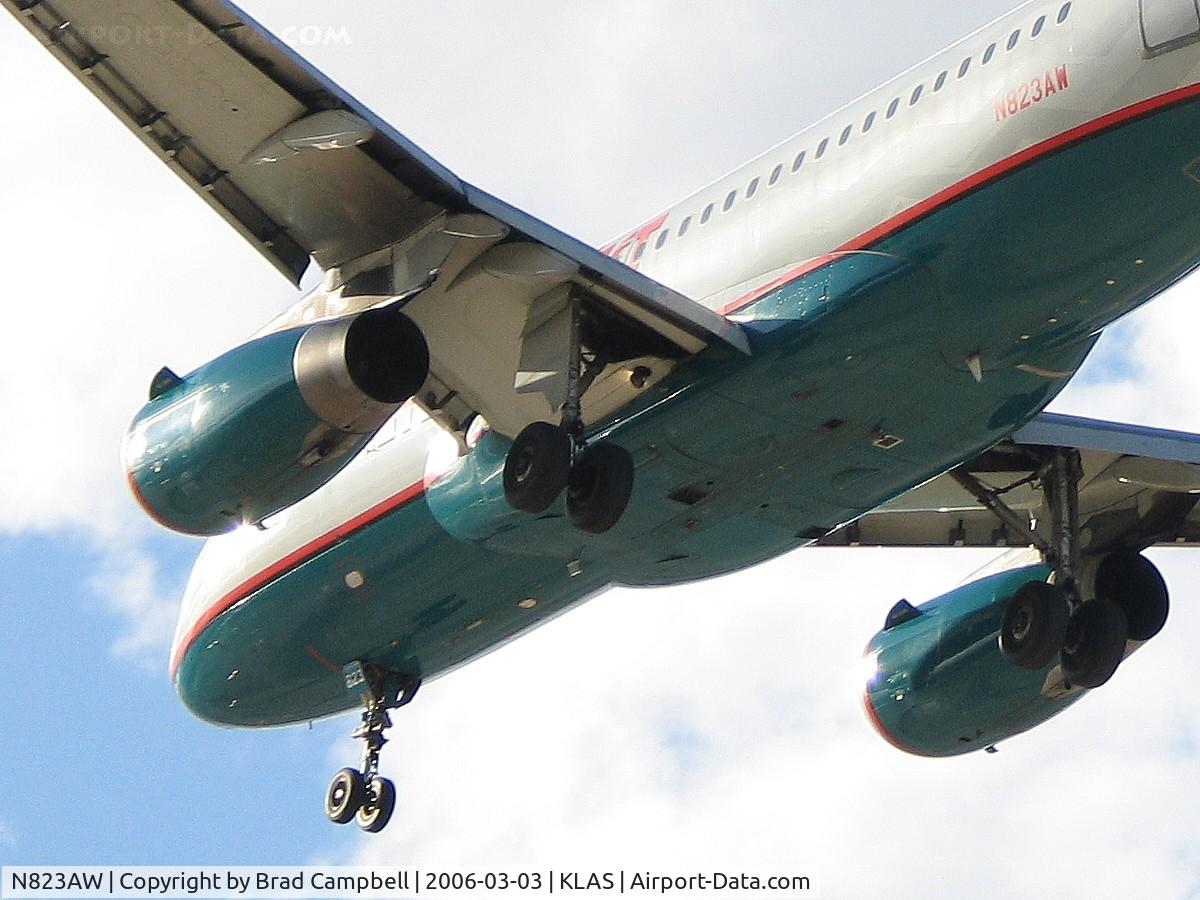 N823AW, 2001 Airbus A319-132 C/N 1463, America West / 2001 Airbus Industrie A319-132