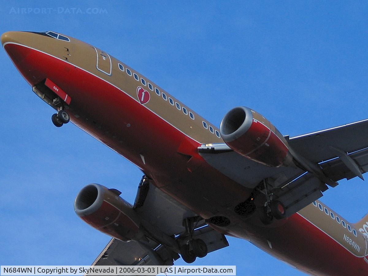 N684WN, 1988 Boeing 737-3TO C/N 23941, Southwest Airlines / 1988 Boeing 737-3TO