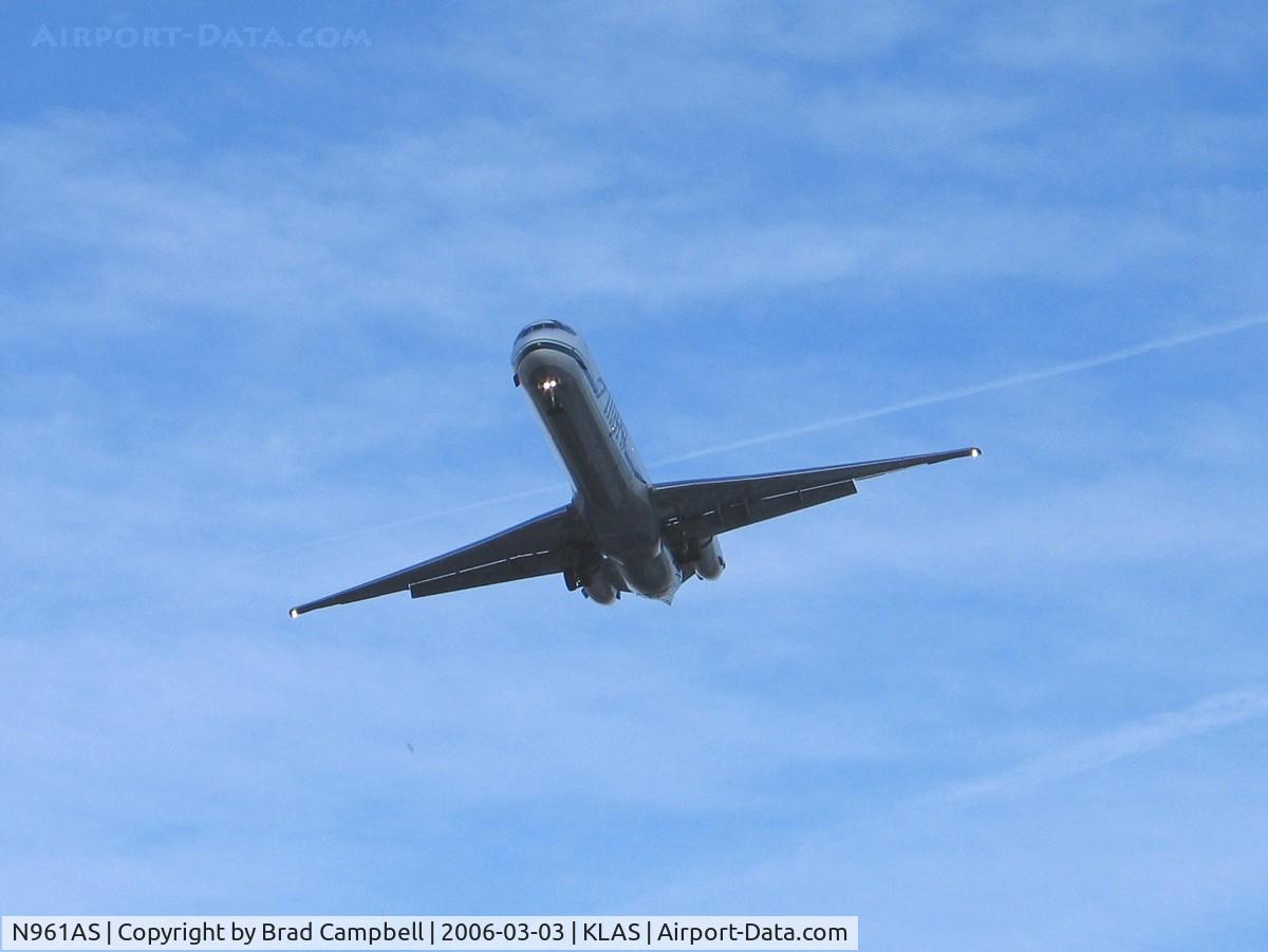 N961AS, 1992 McDonnell Douglas MD-83 (DC-9-83) C/N 53075, Alaska Air / 1992 McDonnell Douglas DC-9-83 (MD-83)