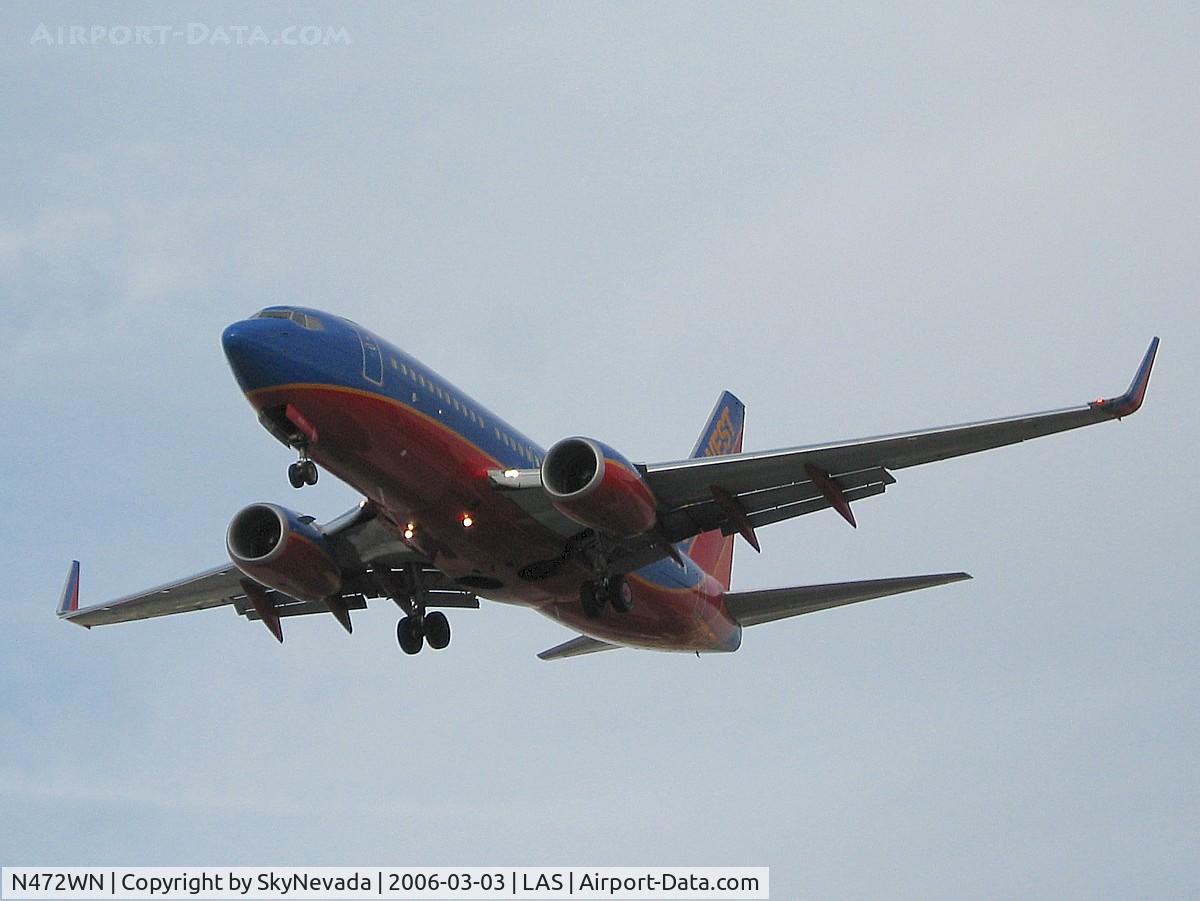 N472WN, 2004 Boeing 737-7H4 C/N 33831, Southwest Airlines / 2004 Boeing 737-7H4