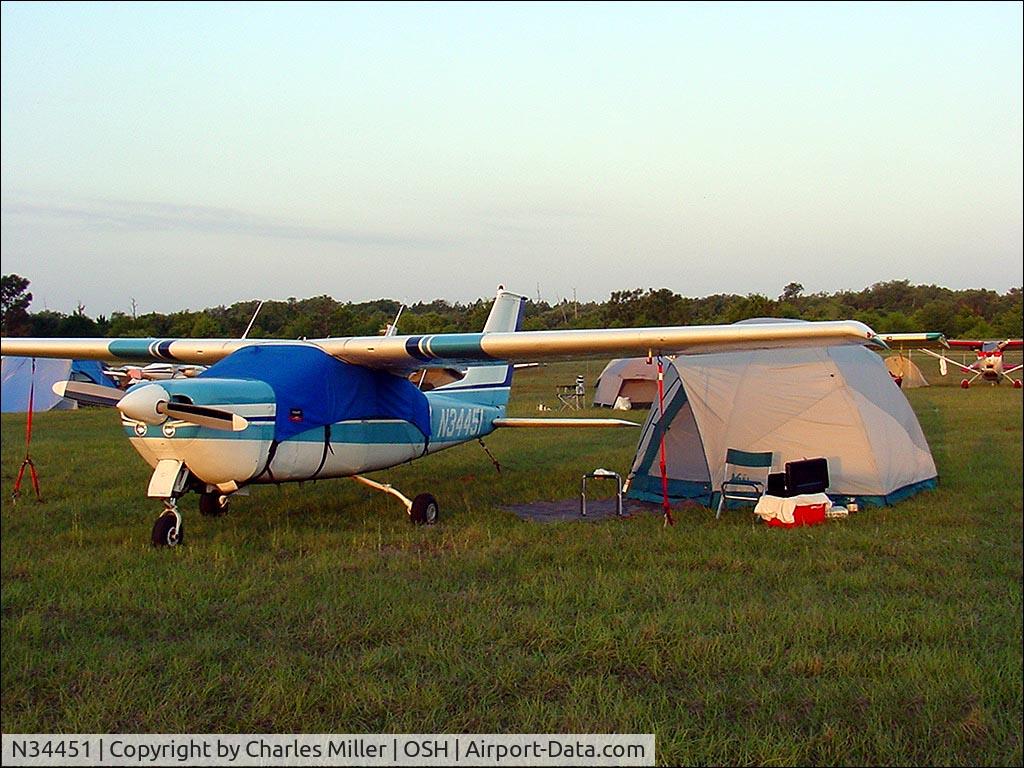 N34451, Cessna 170 C/N Unknown, taken at Oshkosh @2000