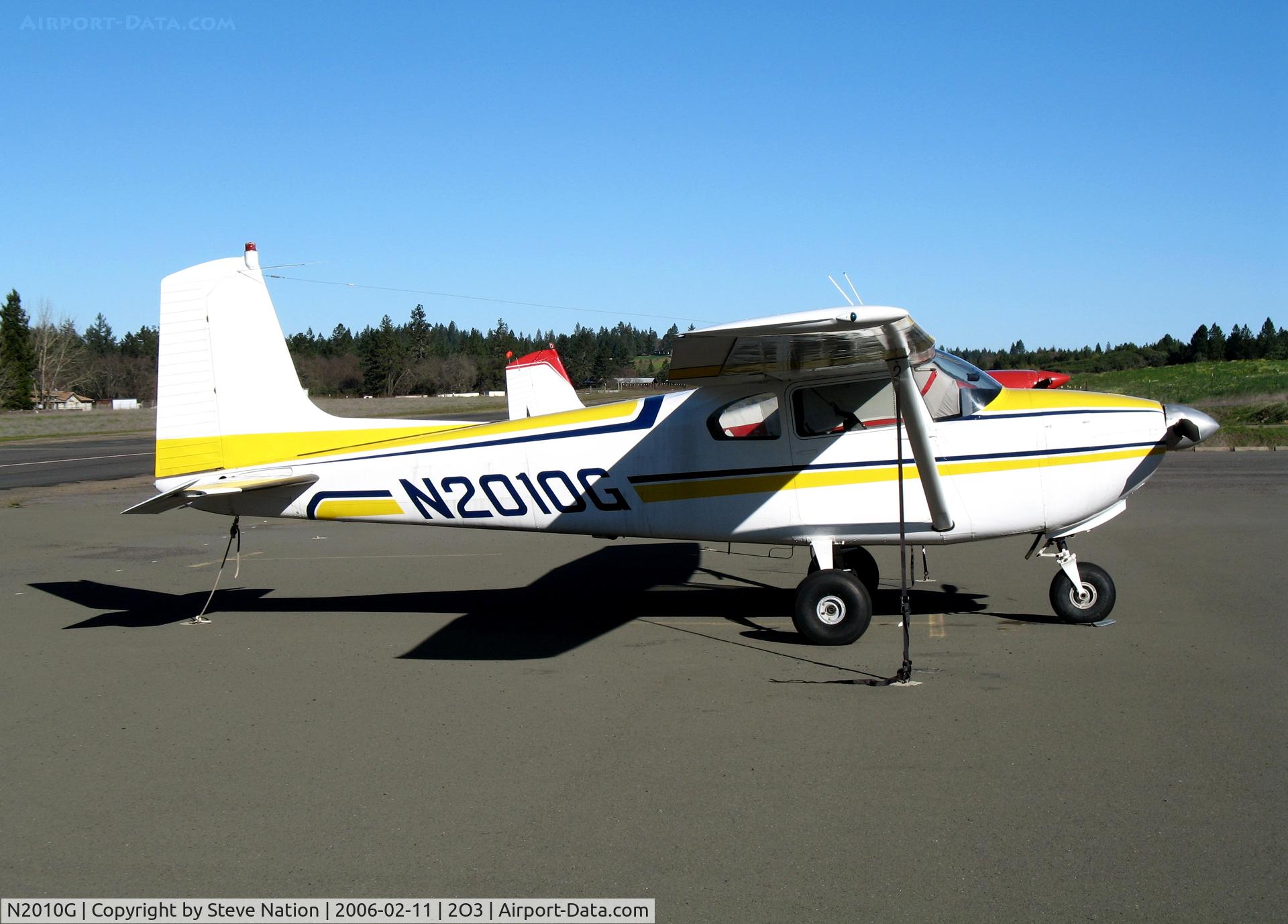 N2010G, 1958 Cessna 182A Skylane C/N 51310, 1958 Cessna 182A at Parrett Field (Angwin), CA
