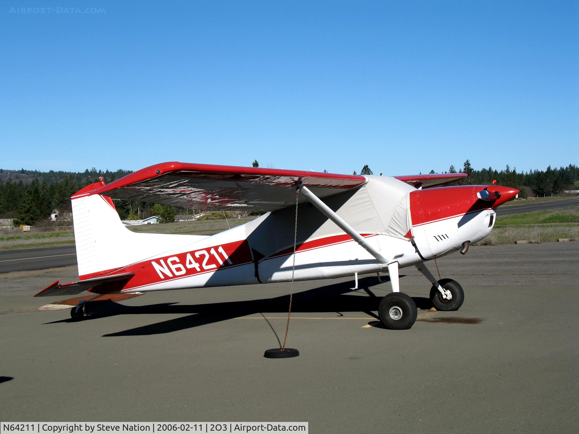 N64211, 1977 Cessna 180K Skywagon C/N 18052881, 1977 Cessna 180K at Parrett Field (Angwin), CA