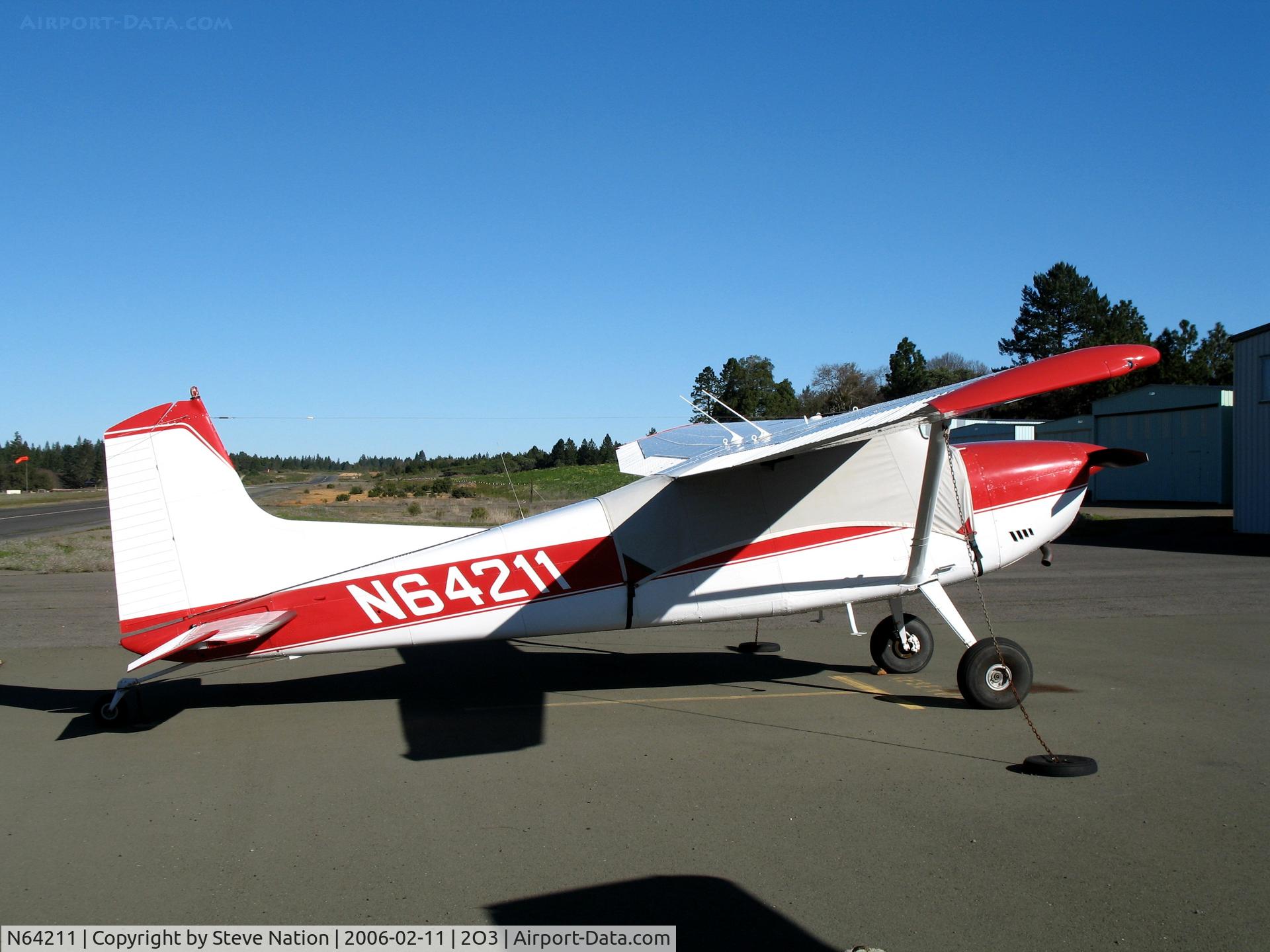 N64211, 1977 Cessna 180K Skywagon C/N 18052881, 1977 Cessna 180K at Parrett Field (Angwin), CA