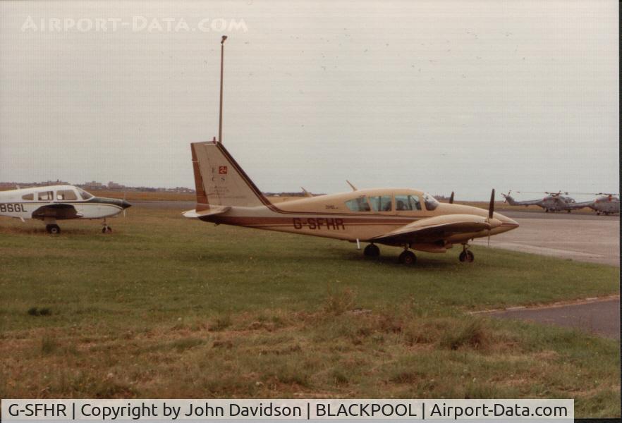 G-SFHR, 1980 Piper PA-23-250 Aztec F C/N 27-8054041, Piper Aztec