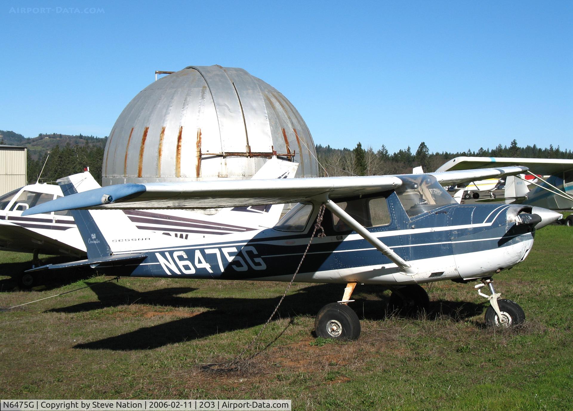 N6475G, 1970 Cessna 150K C/N 15071975, 1970 Cessna 150K at Parrett Field (Angwin), CA