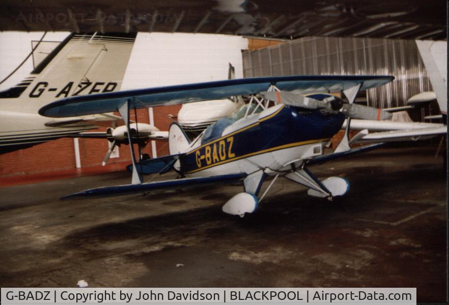 G-BADZ, 1972 Aerotek Pitts S-2A Special C/N 2038, Pitts S-2