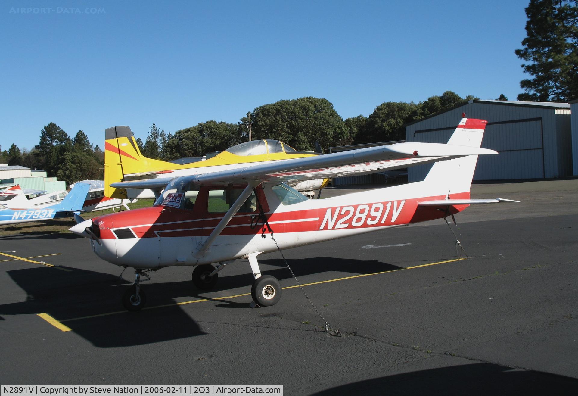 N2891V, 1974 Cessna 150M C/N 15076314, 1974 Cessna 150M at Parrett Field (Angwin), CA