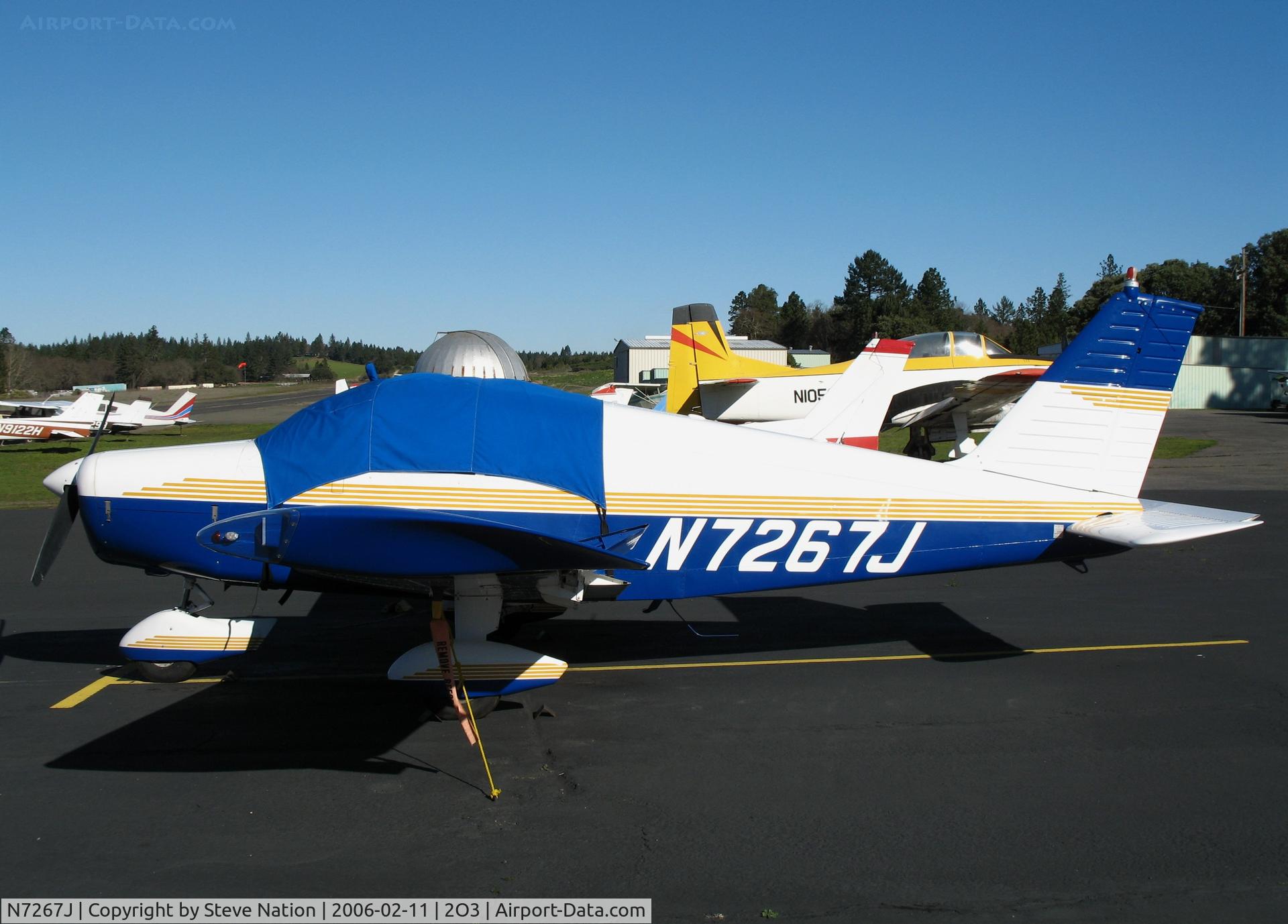 N7267J, 1968 Piper PA-28-140 C/N 28-24464, 1968 Piper PA-28-140 at Parrett Field (Angwin), CA