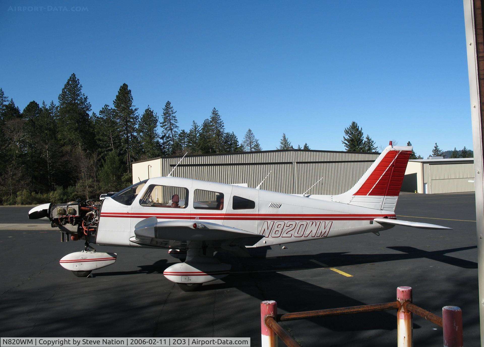 N820WM, 1977 Piper PA-28-181 C/N 28-7890295, Emerald Earth Aviation 1977 Piper PA-28-181 at Parrett Field (Angwin), CA