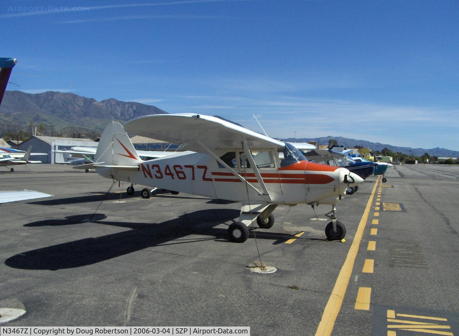 N3467Z, 1960 Piper PA-22-150 C/N 22-7391, 1960 Piper PA-22-150 TRIPACER CARIBBEAN, Lycoming O-320 150 Hp