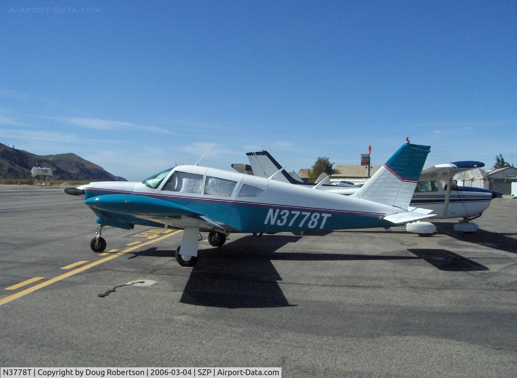 N3778T, 1967 Piper PA-28R-180 Cherokee Arrow C/N 28R-30090, 1967 Piper CHEROKEE PA-28R-180 ARROW, Lycoming IO-360-B1E 180 Hp