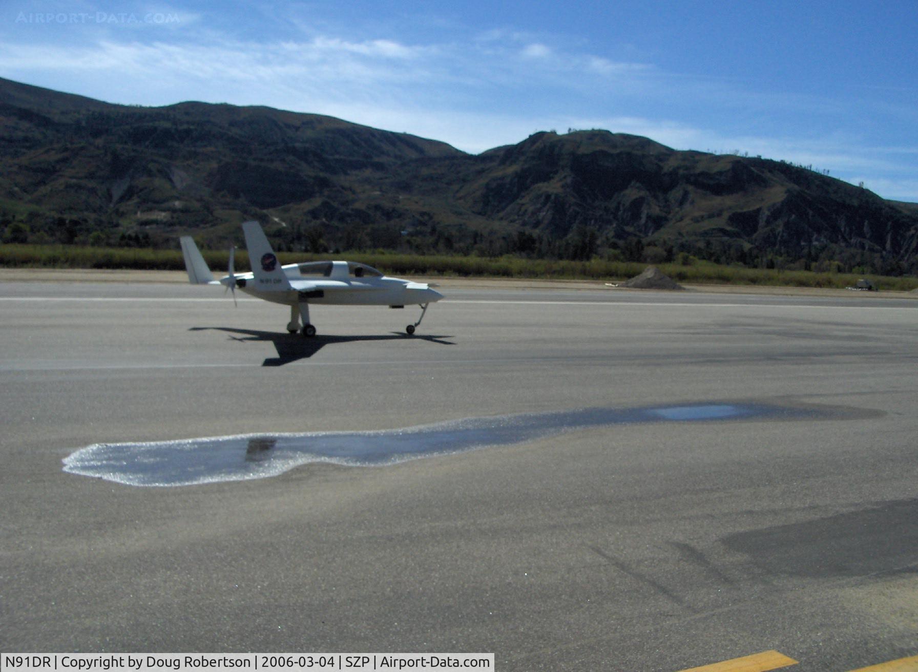 N91DR, 2003 Berkut 360 C/N 001, 2003 Ronneberg B E D (BERKUT), Ser. 001, Canard, Experimental class, taxi to runway 04