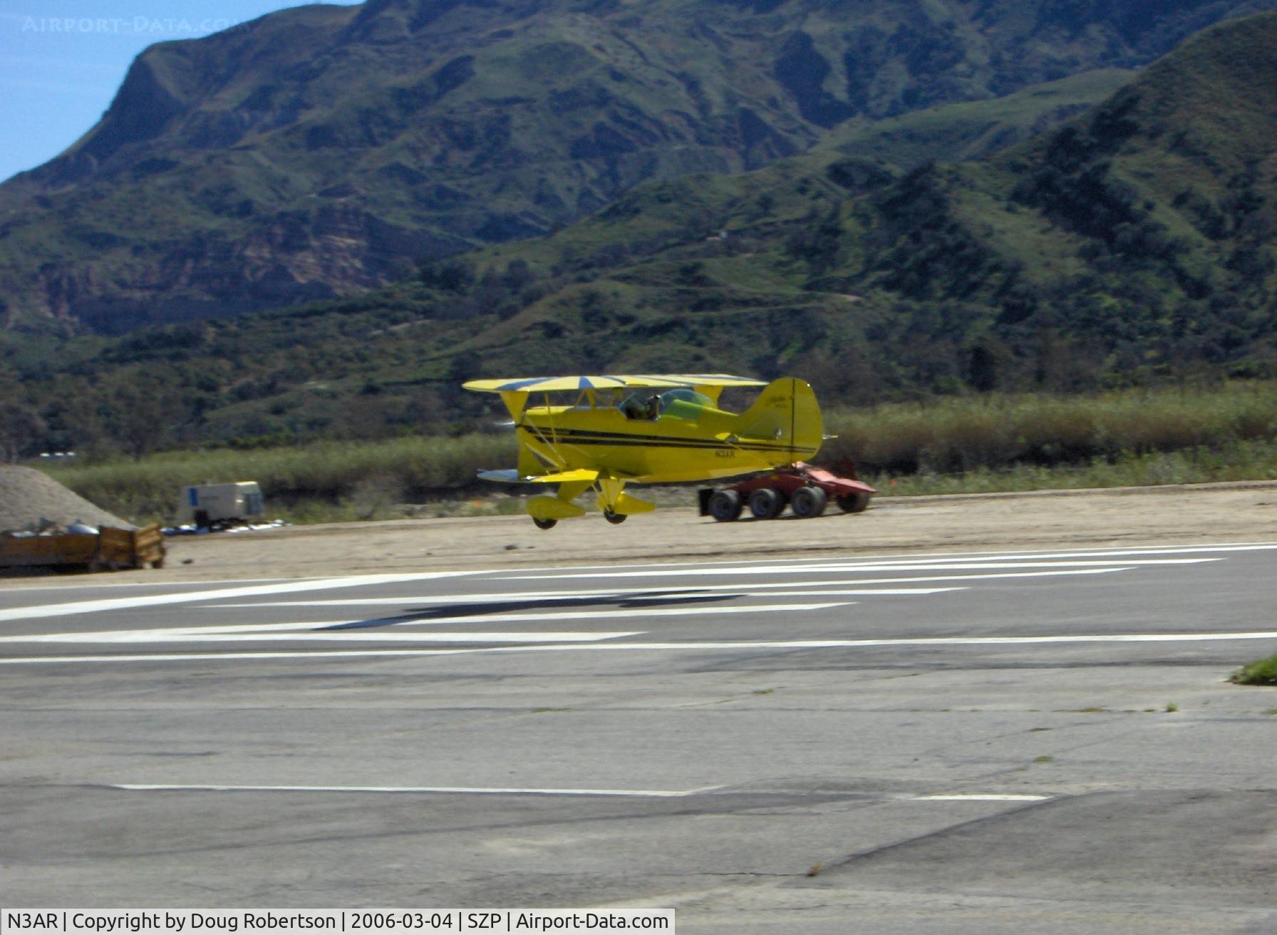 N3AR, 1974 Pitts S-1S Special C/N 10, 1974 Russell PITTS S-1S SPECIAL, Lycoming O&VO-360, another takeoff