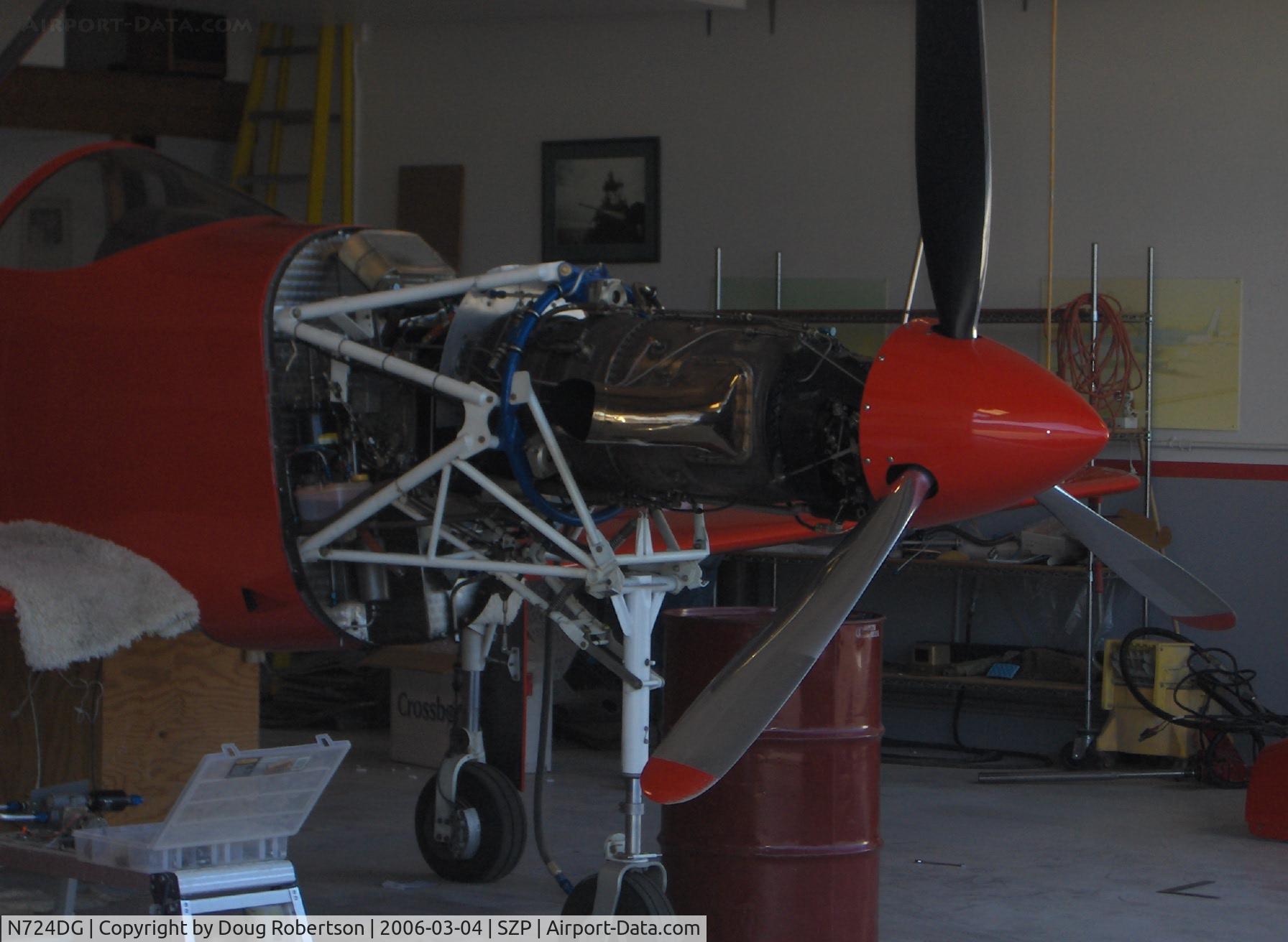 N724DG, 2002 Legend Aircraft Legend C/N 1, 2002 GRAY-SPECIAL TURBINE LEGEND, Walter 601D 724 Hp Turbine, maintenance