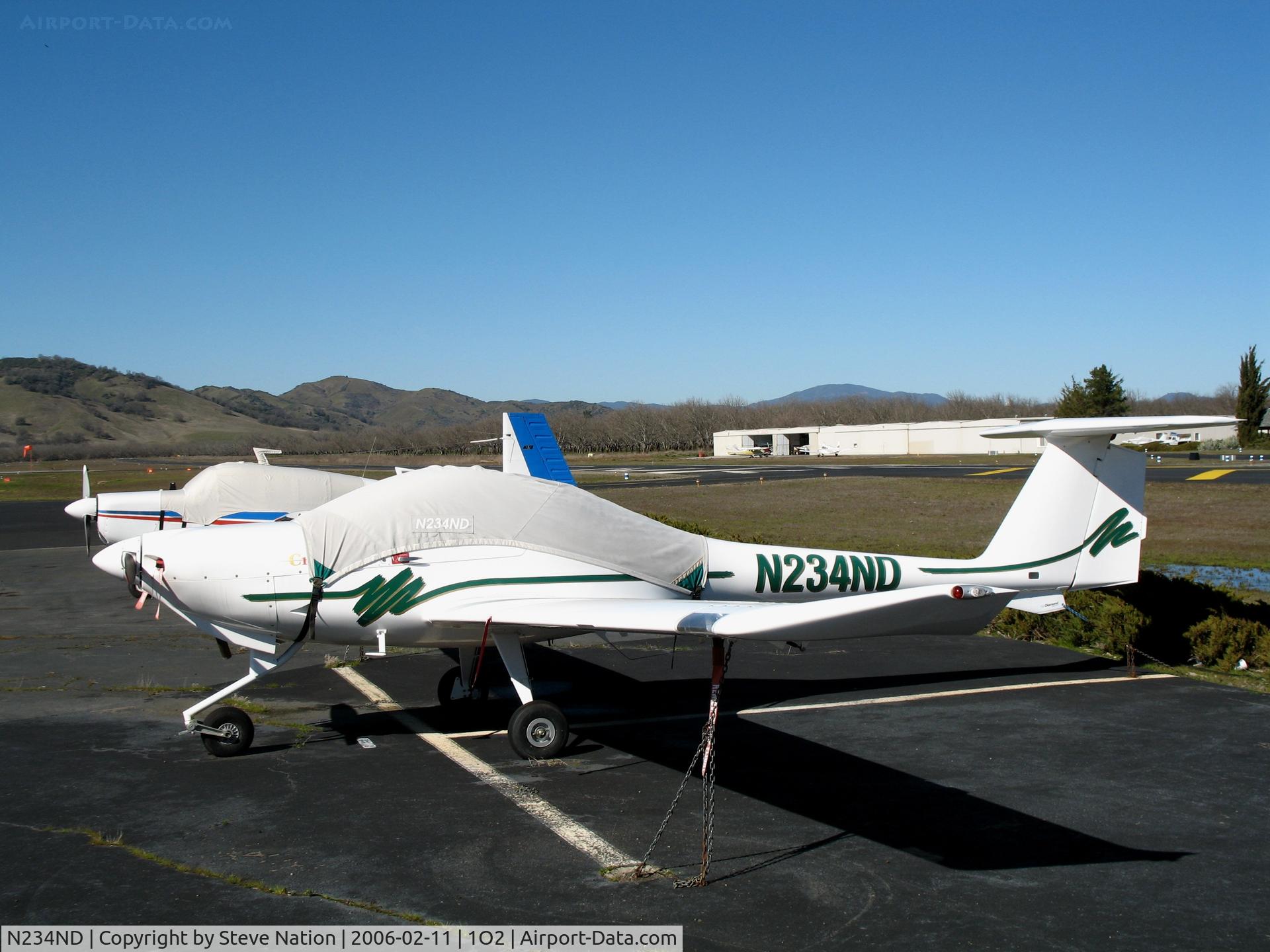N234ND, 1998 Diamond DA-20C-1 Eclipse C/N C0034, 1998 Diamond Aircraft DA 20-C1 at Lampson Field (Lakeport), CA