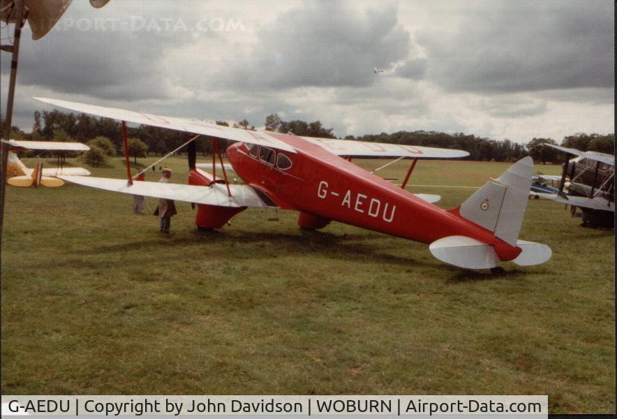 G-AEDU, 1937 De Havilland DH-90A Dragonfly C/N 7526, De Havilland Dragonfly