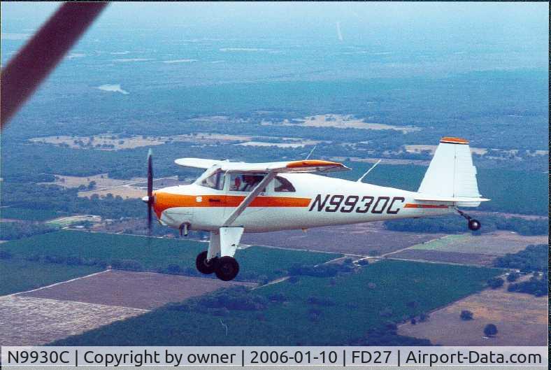 N9930C, 1959 Silvaire 8F C/N S-34, painted wings