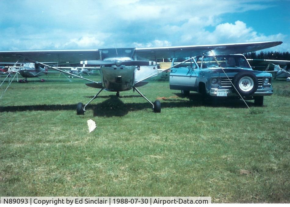 N89093, 1946 Cessna 140 C/N 8097, Polished 140 based at Evergreen Field, Vancouver, WA