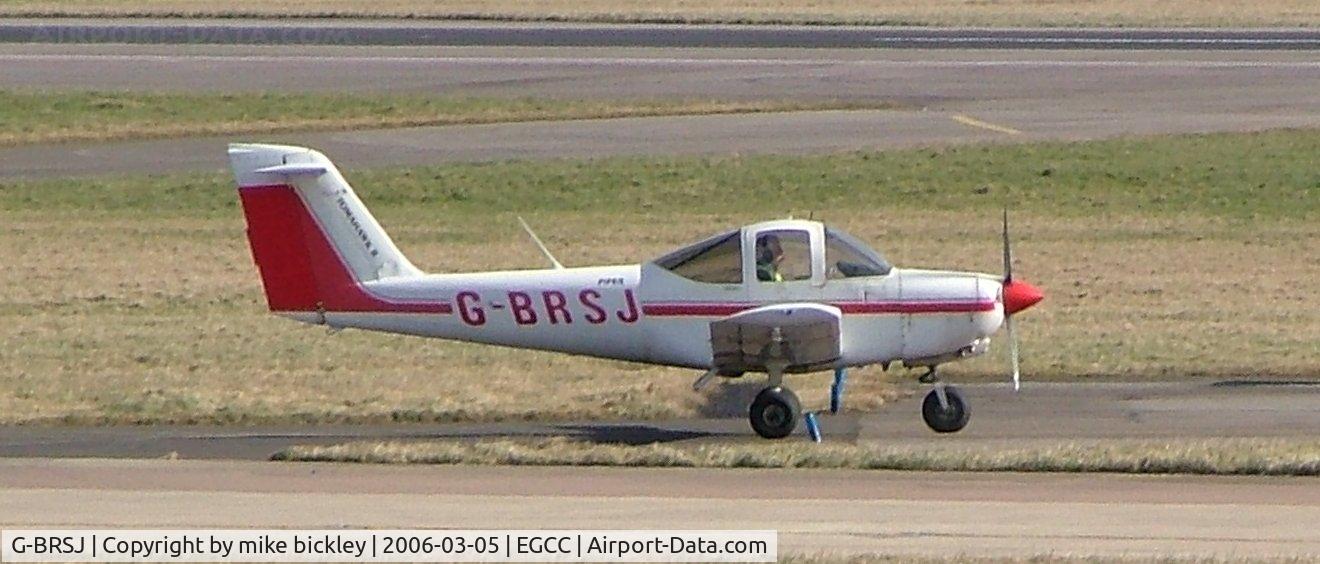 G-BRSJ, 1981 Piper PA-38-112 Tomahawk Tomahawk C/N 38-81A0044, end of short training flight