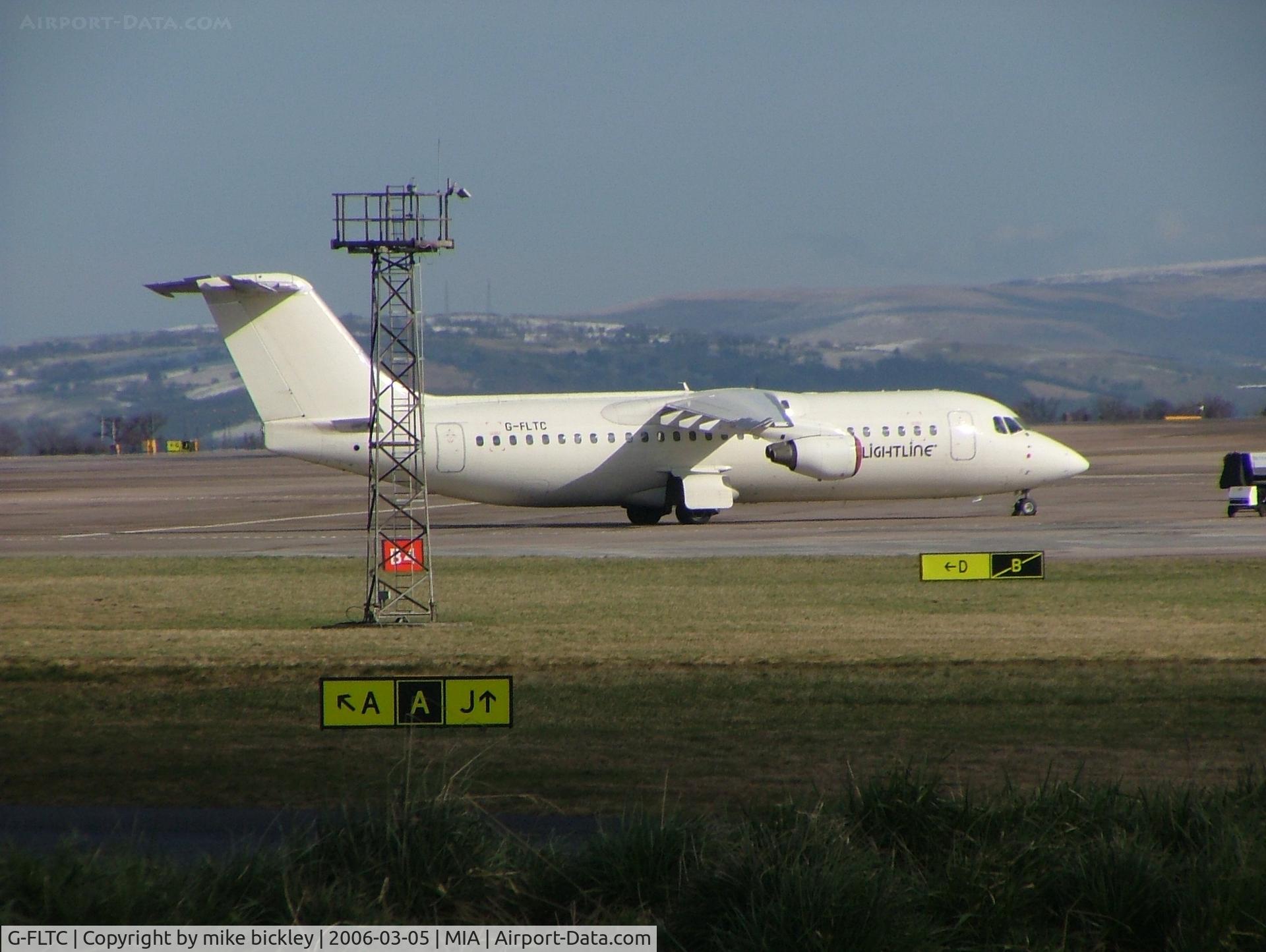 G-FLTC, 1991 British Aerospace BAe.146-300 C/N E3205, parked