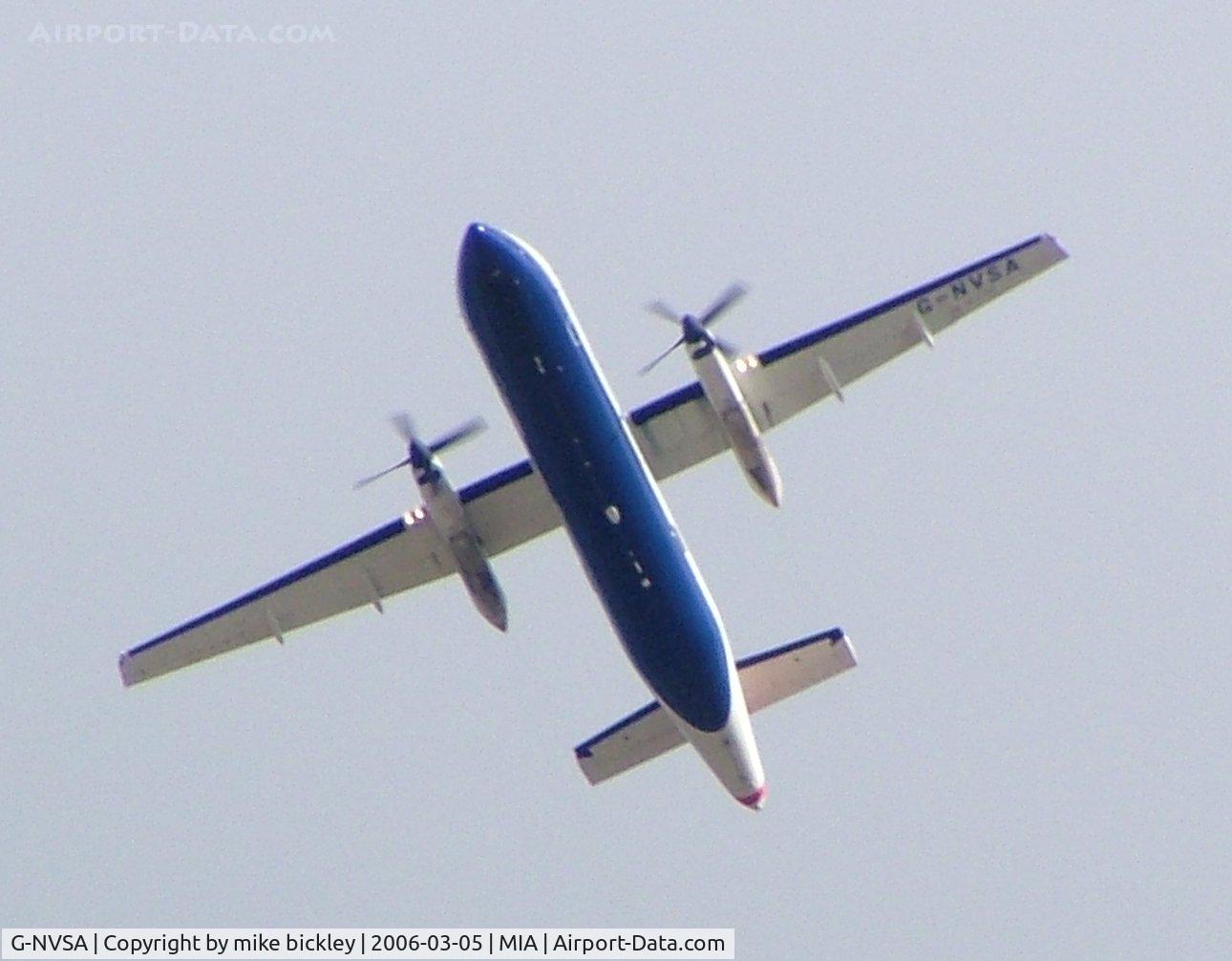 G-NVSA, 1997 De Havilland Canada DHC-8-311 Dash 8 C/N 451, aborted approach
