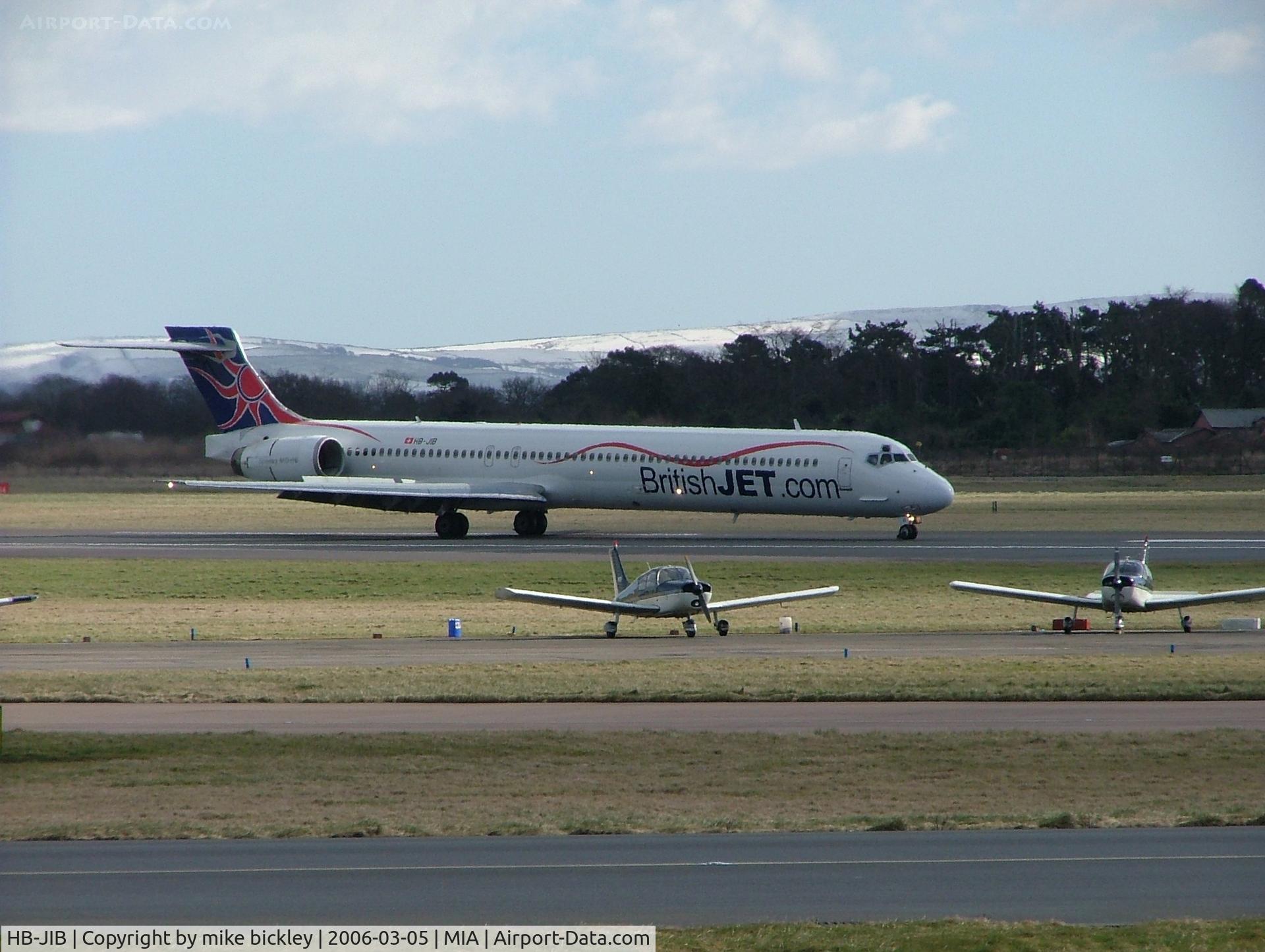 HB-JIB, 1996 McDonnell Douglas MD-90-30 C/N 53553, arrival