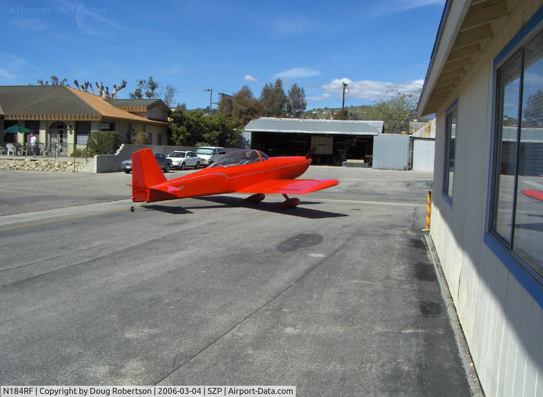 N184RF, 2003 Vans RV-8 C/N 80122, 2003 Findly VAN'S RV-8, Lycoming IO-360, taxi