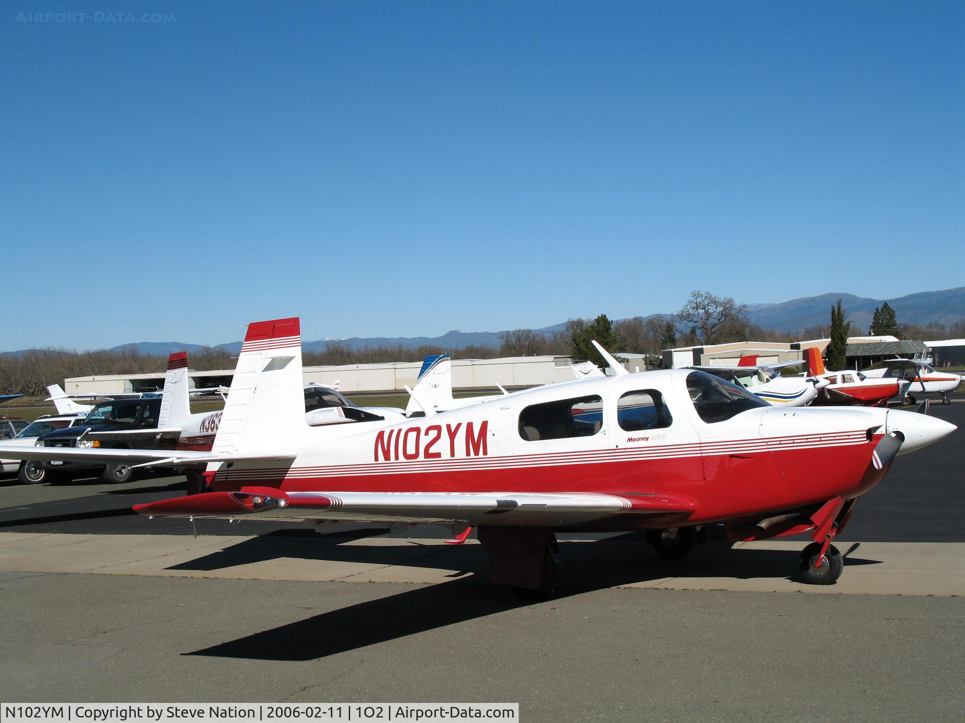 N102YM, 1996 Mooney M20J 201 C/N 24-3389, 1996 Mooney M20J at Lampson Field (Lakeport), CA