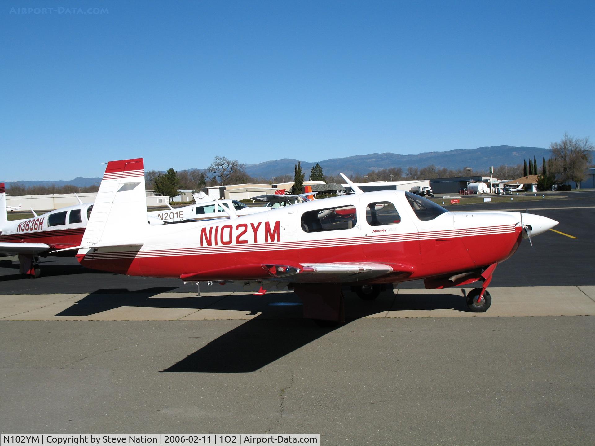 N102YM, 1996 Mooney M20J 201 C/N 24-3389, 1996 Mooney M20J at Lampson Field (Lakeport), CA