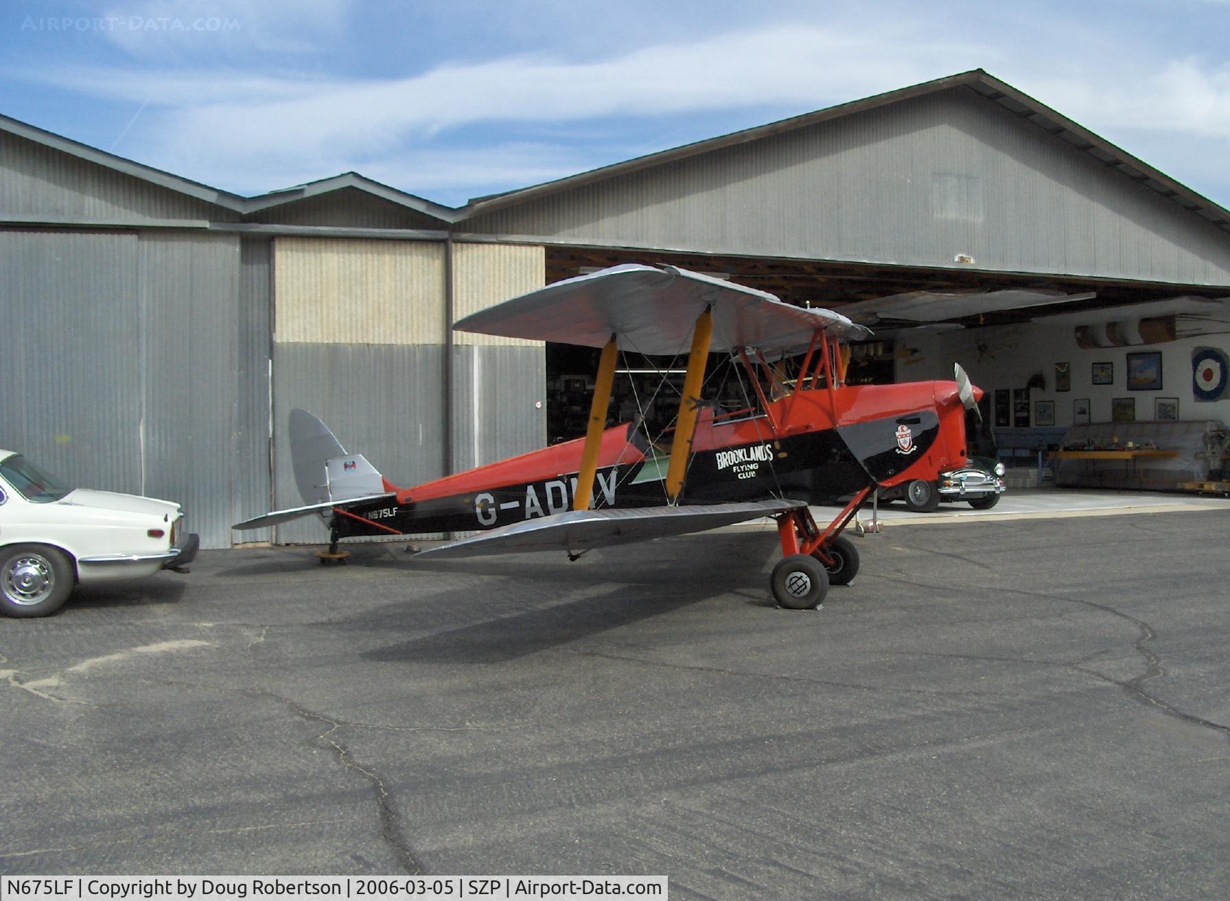 N675LF, 1944 De Havilland DH-82A Tiger Moth II C/N 86572, 1944 DeHavilland TIGER MOTH DH.82A, DeH. Gipsy Major I 135 Hp