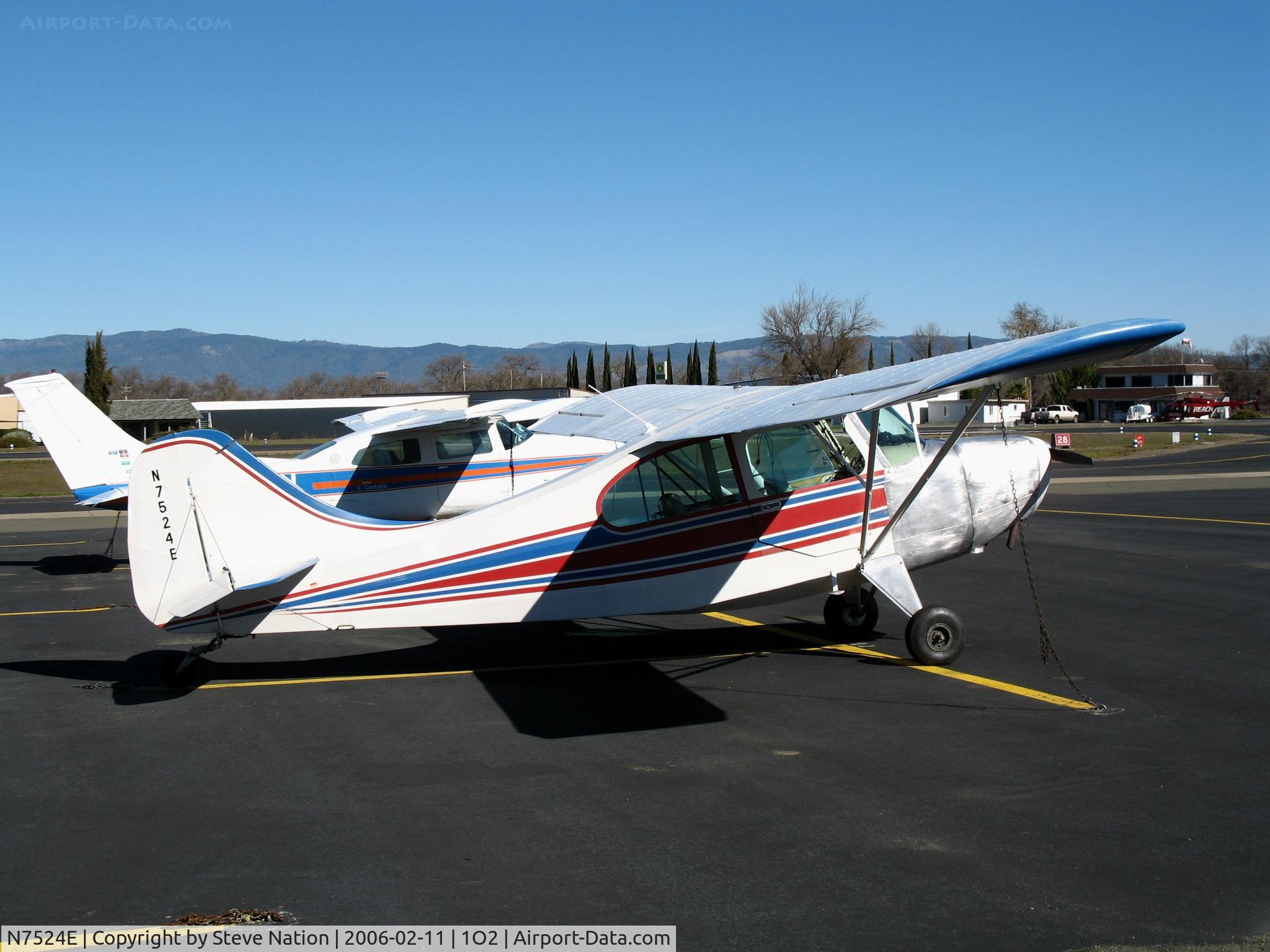 N7524E, 1958 Champion 7EC C/N 7EC-669,  at Lampson Field (Lakeport), CA