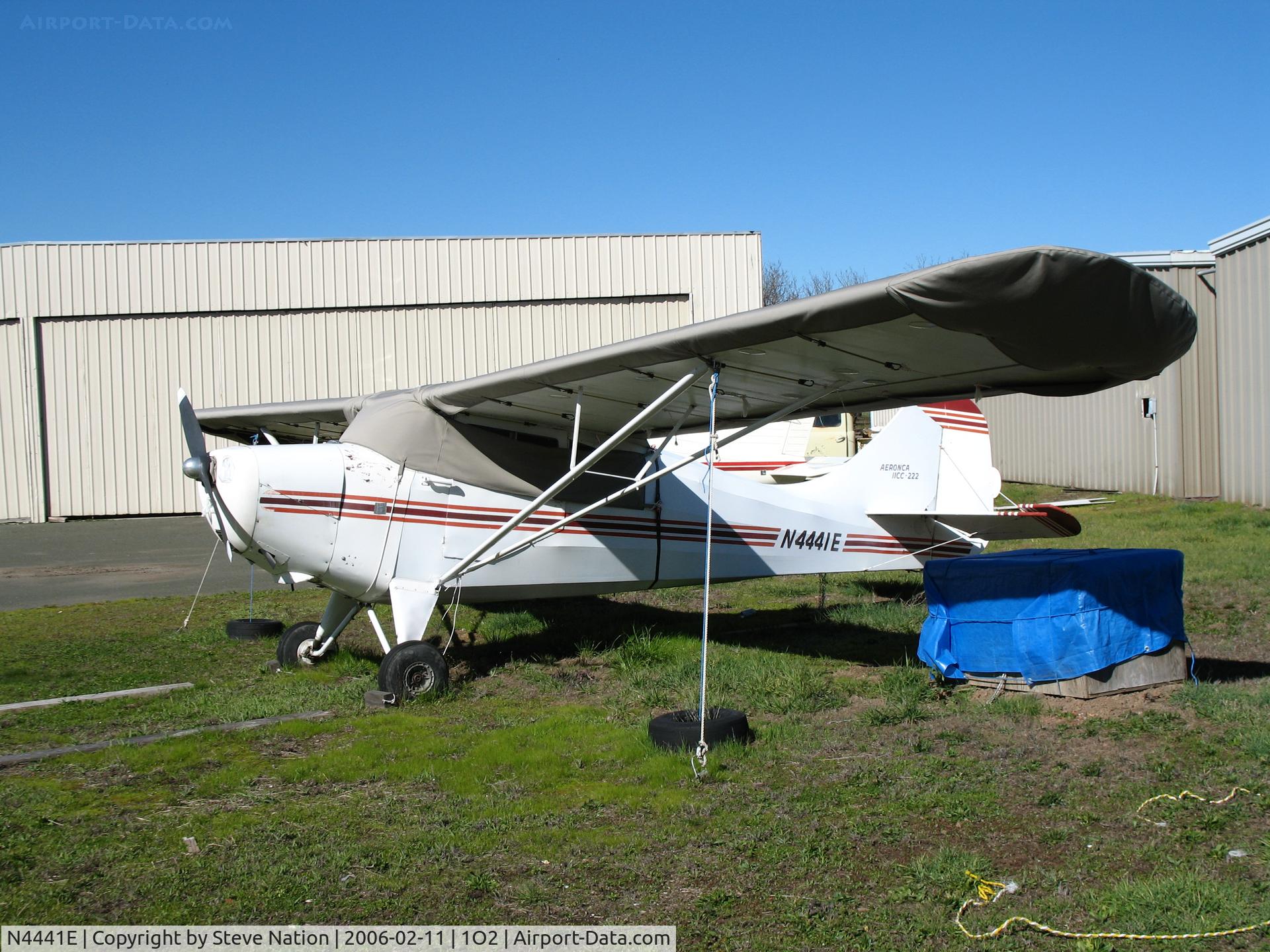 N4441E, 1948 Aeronca 11CC Super Chief C/N 11CC-222, 1948 Aeronca 11 CC at Lampson Field (Lakeport), CA