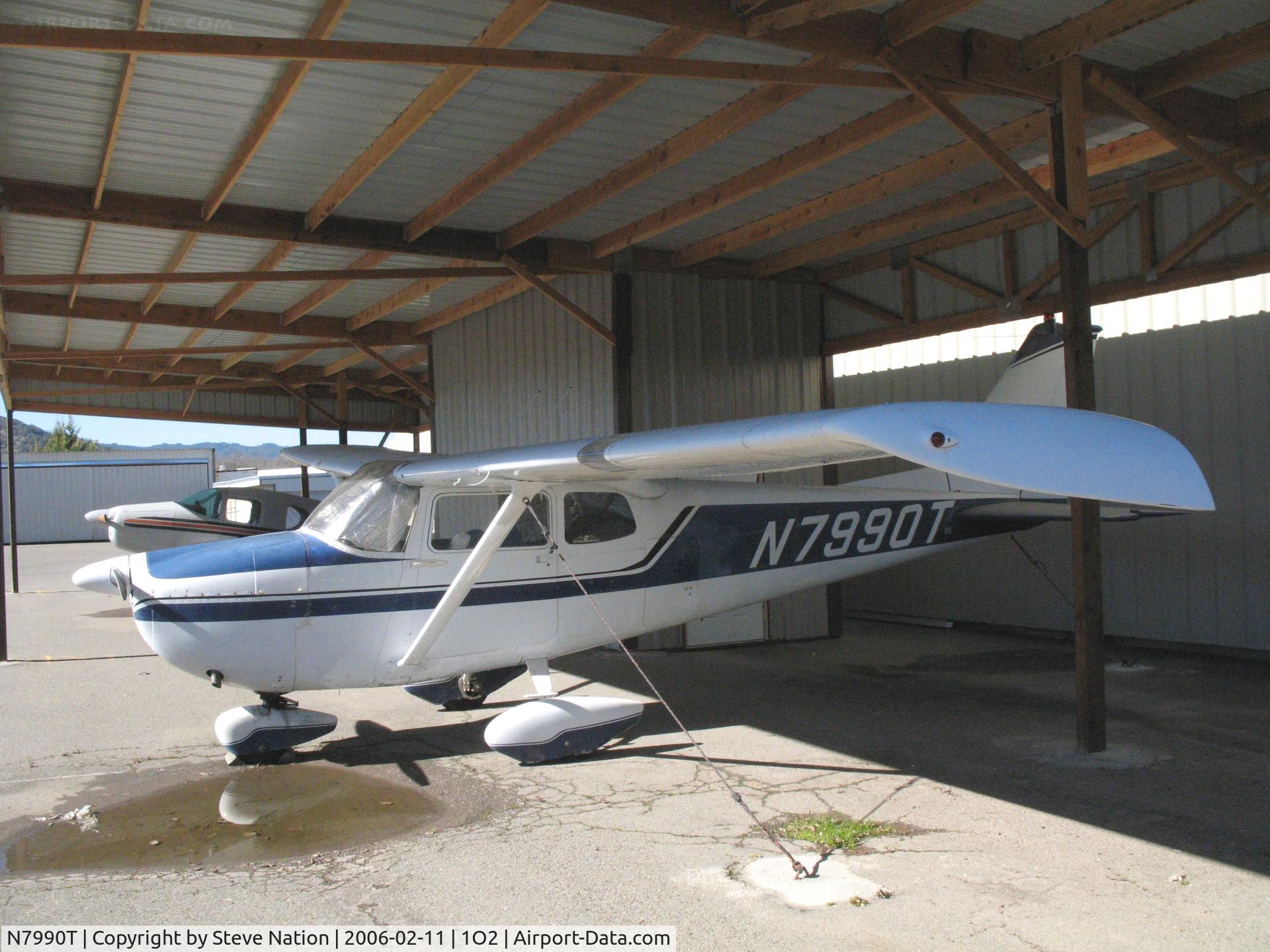 N7990T, 1960 Cessna 175A Skylark C/N 56690, 1960 Cessna 175A at Lampson Field (Lakeport), CA