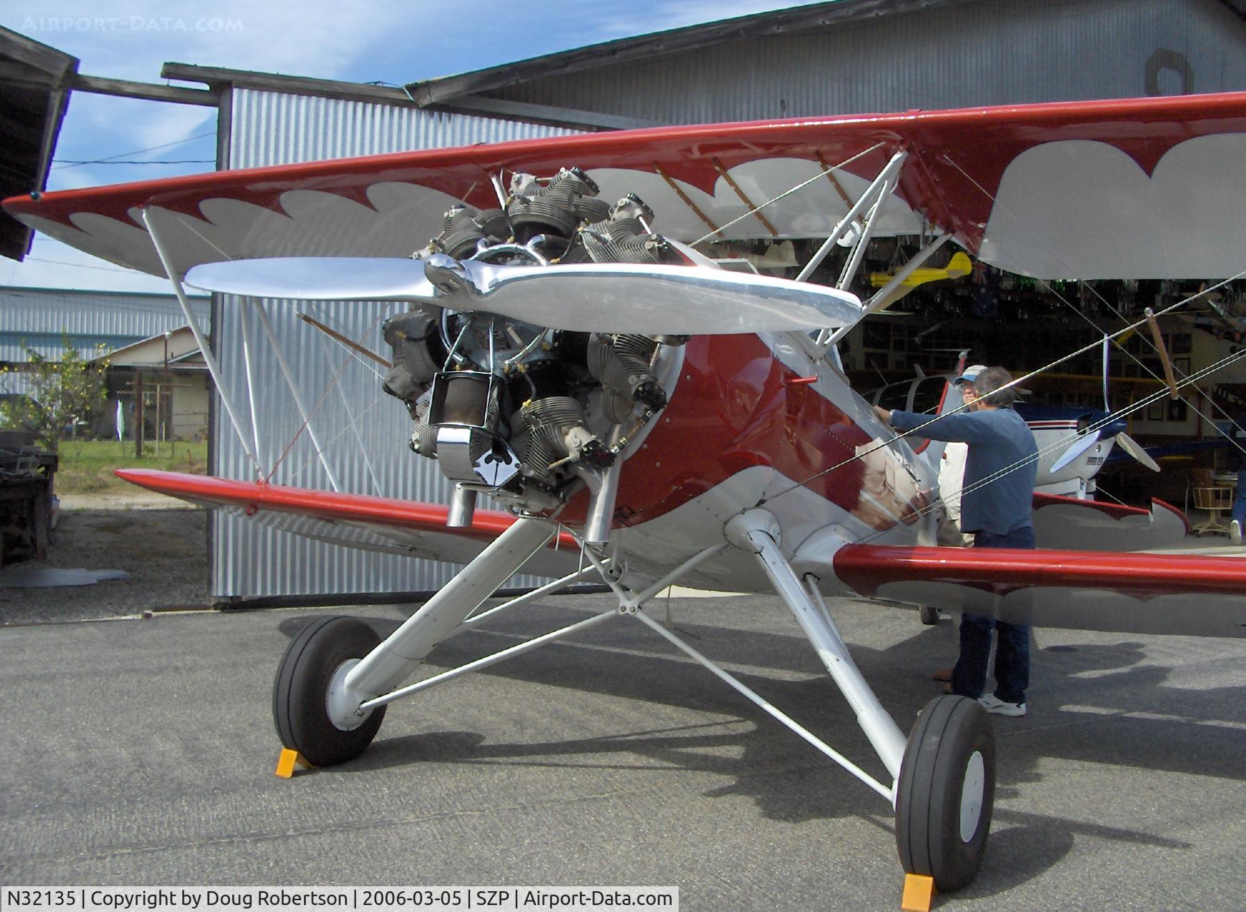 N32135, 1941 Waco UPF-7 C/N 5767, 1941 Waco UPF-7, Continental W670 220 Hp, beautifully detailed Waco bipe