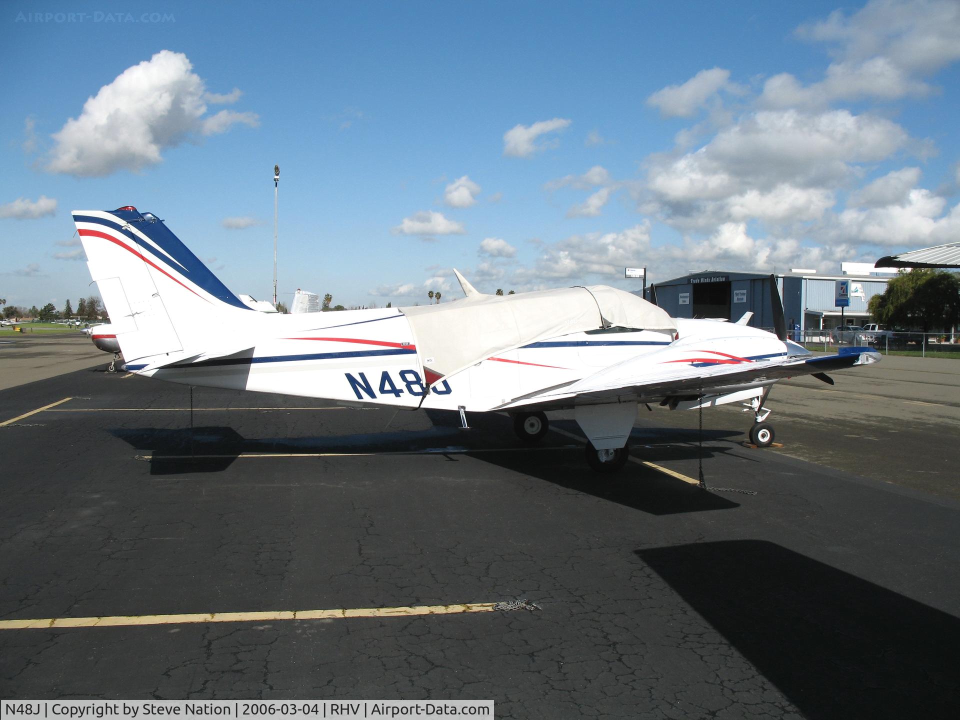 N48J, Beech 58 Baron C/N TH-409, Beech 58 at Reid-Hillview Airport (San Jose), CA