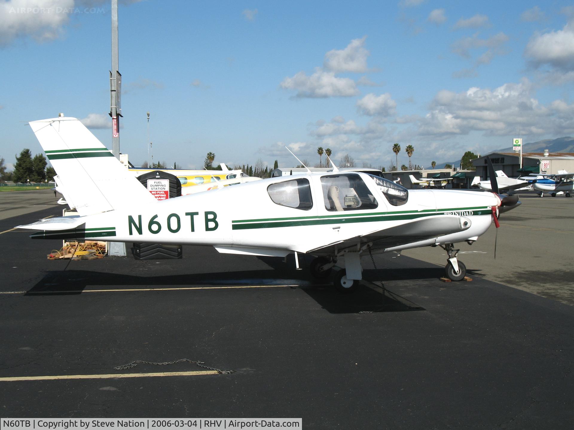 N60TB, 1985 Socata TB-20 Trinidad C/N 502, Best High Flyer Inc. 1985 Socata TB-20 Trinidad at Reid-Hillview Airport (San Jose), CA