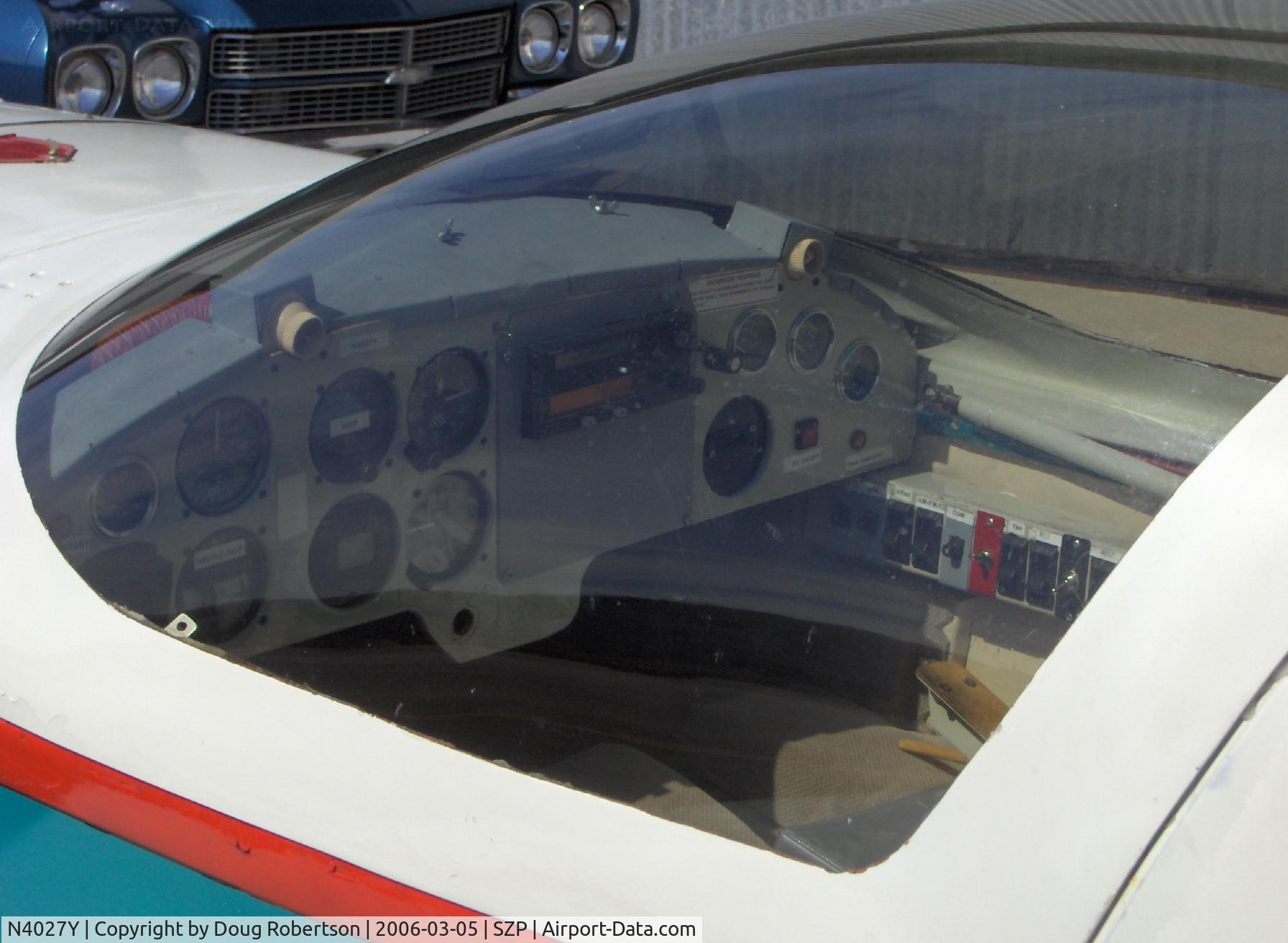 N4027Y, 2003 Rand Robinson KR-2S C/N 9228-733, 2003 Vogt KR-2S, Subaru 1800, Instrument panel