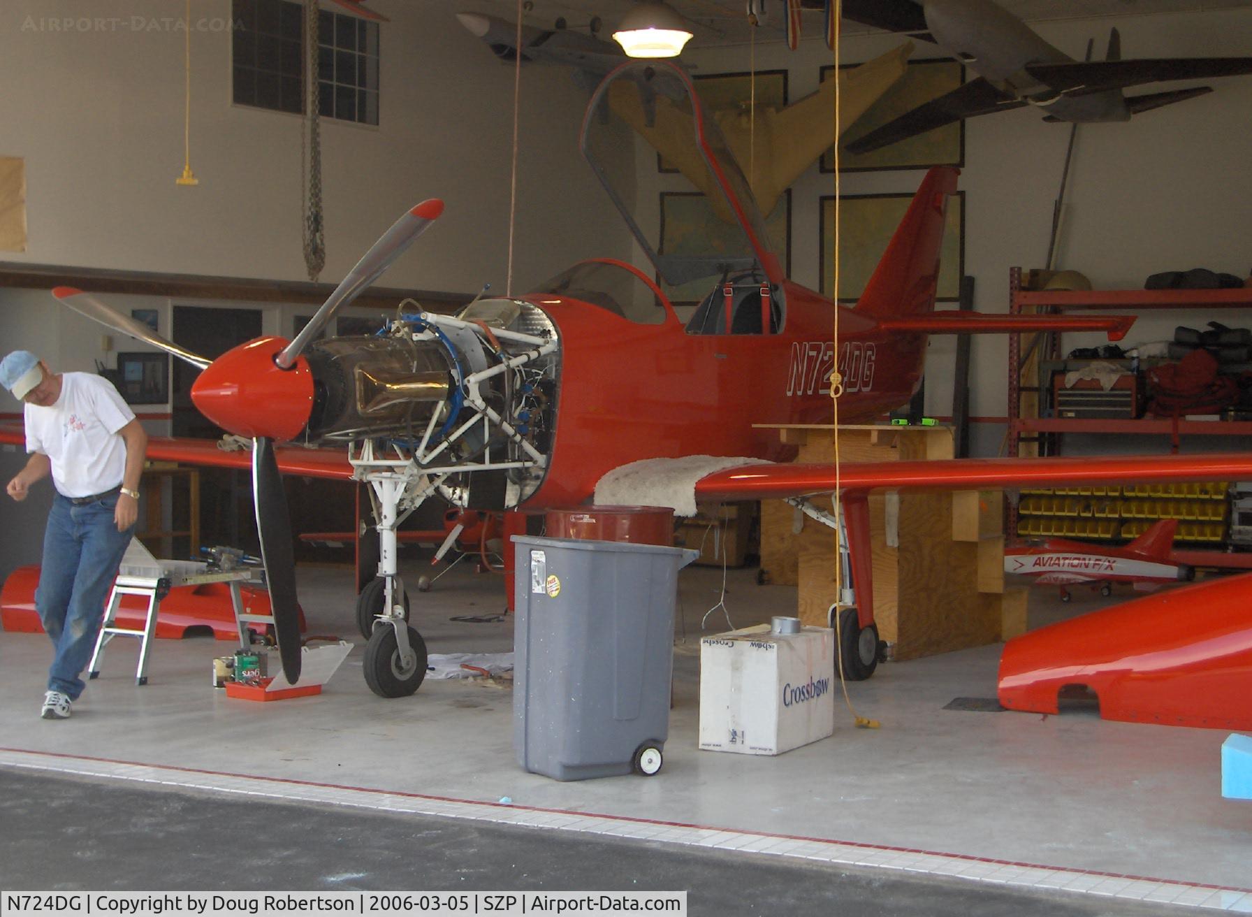 N724DG, 2002 Legend Aircraft Legend C/N 1, 2002 GRAY-SPECIAL TURBINE LEGEND, Walter 601D 724 Hp Turbine, maintenance