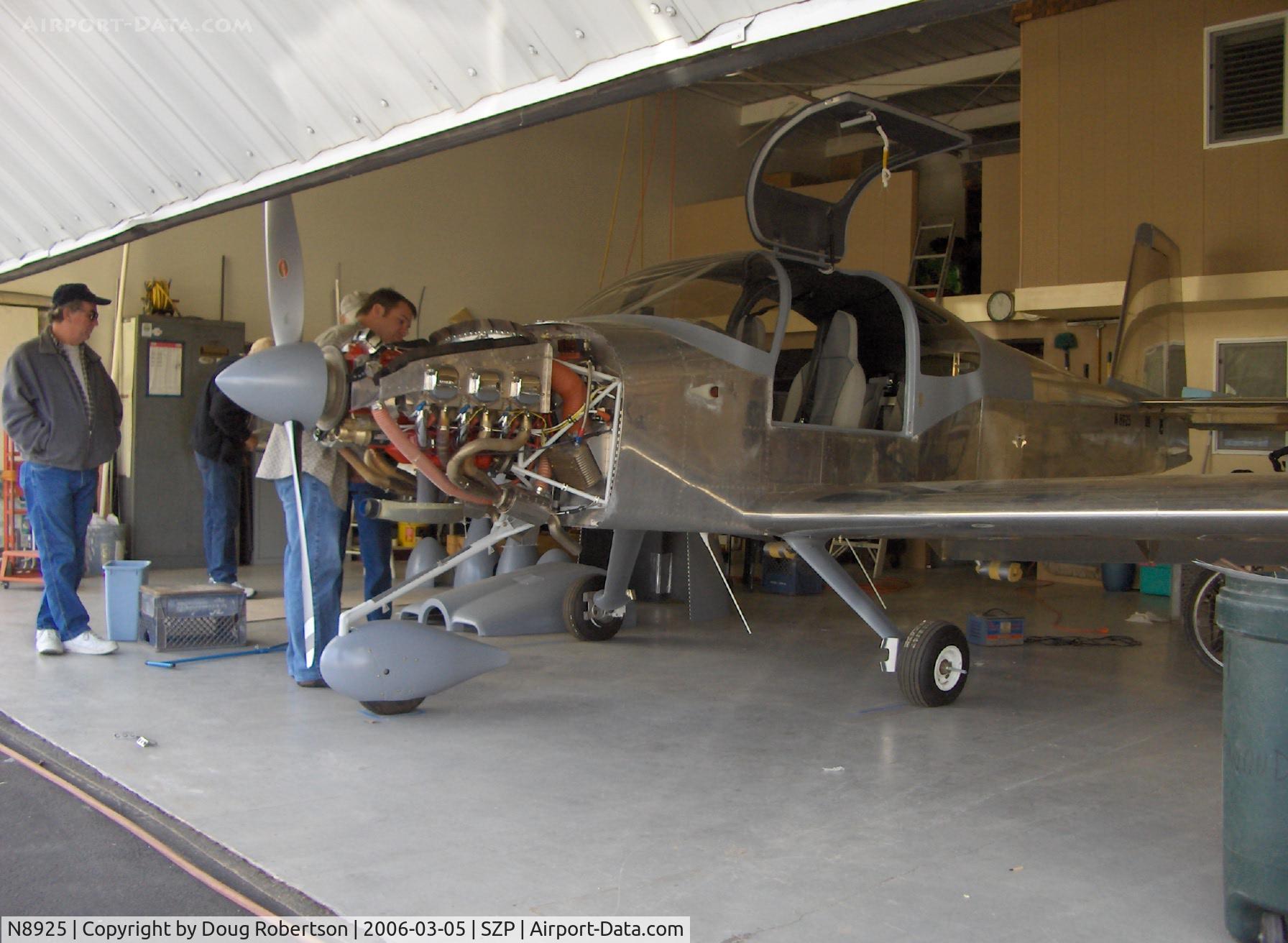 N8925, 2006 Vans RV-10A C/N 003, 2006 Saylor LT3, VAN'S RV-10A 4 place, Ser.003, Lycoming IO-540 300 Hp, under construction
