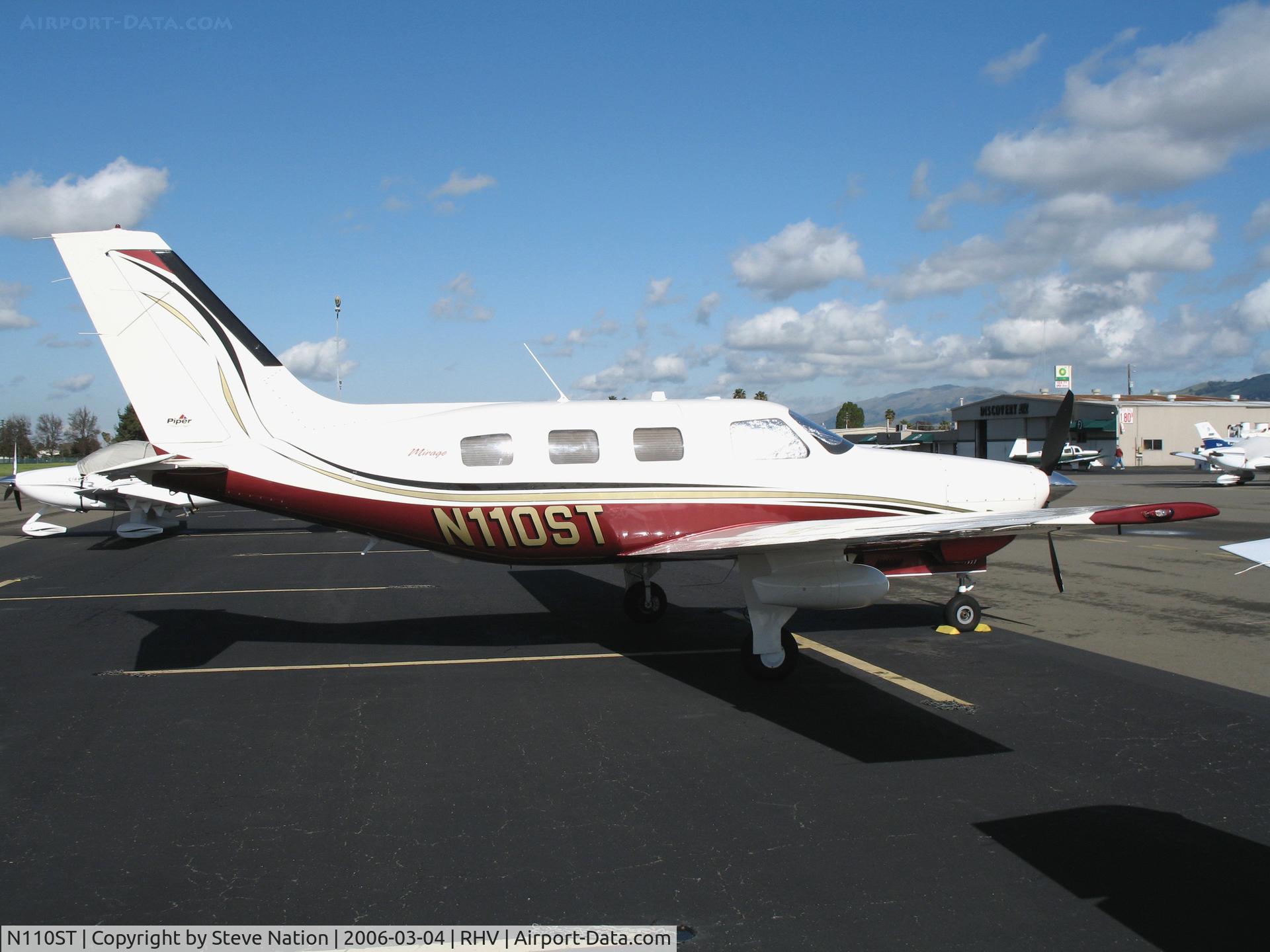 N110ST, 2005 Piper PA-46-350P Malibu Mirage C/N 4636373, Skytech Inc. 2005 PA-46-350 at Reid-Hillview Airport (San Jose), CA