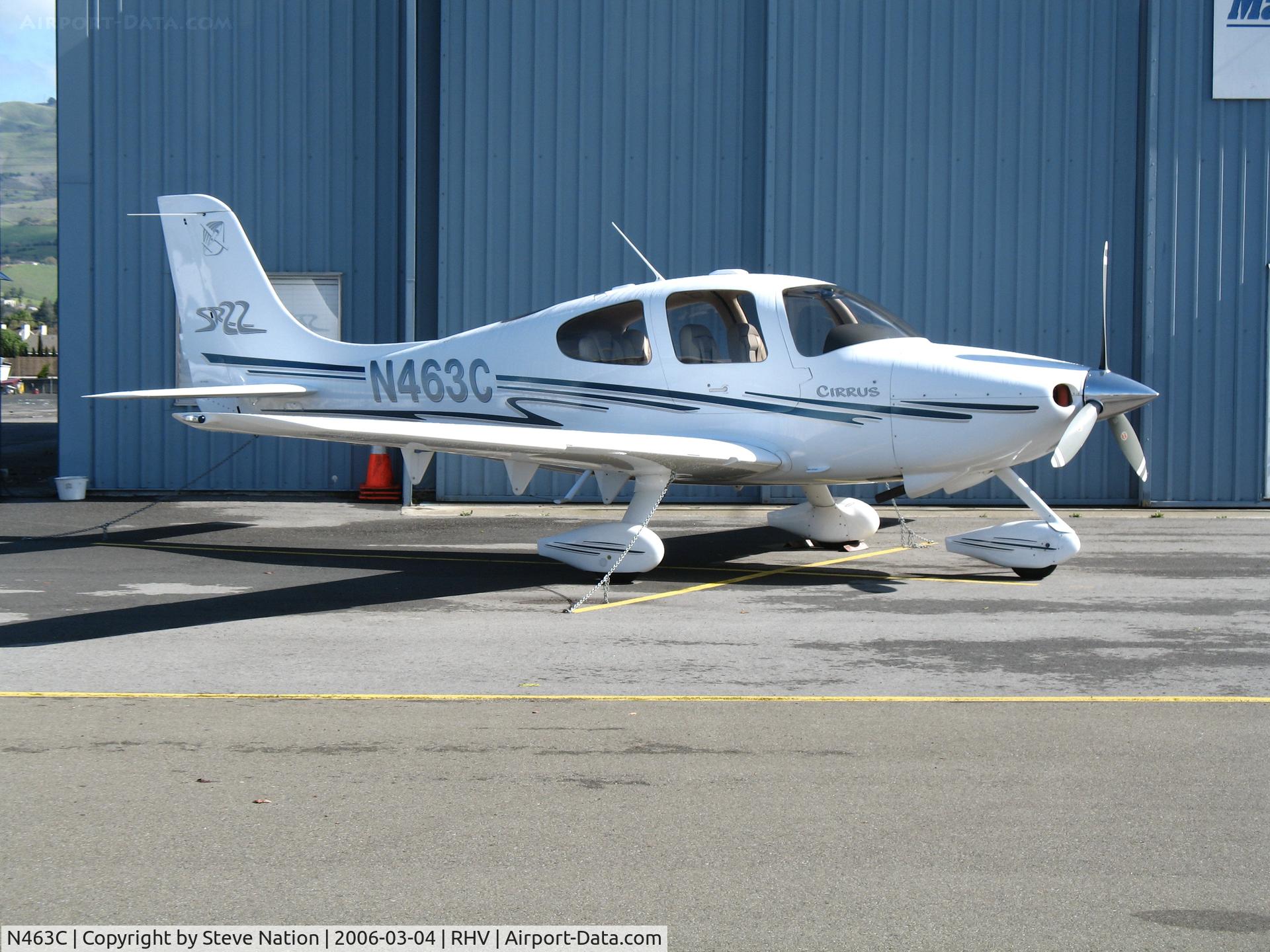 N463C, 2002 Cirrus SR22 C/N 0402, Lee Street Partners Inc. 2002 Cirrus SR22 at Reid-Hillview Airport (San Jose), CA