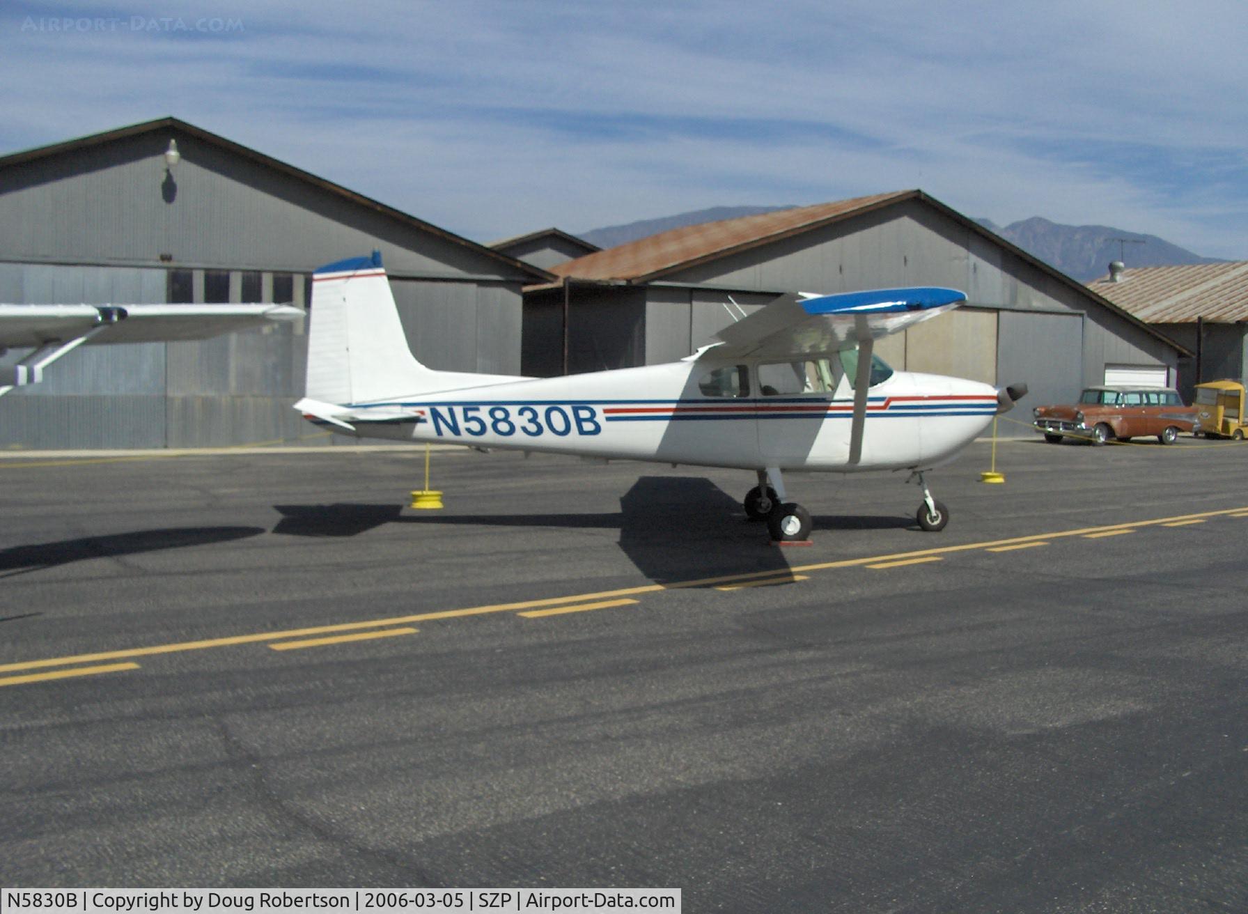N5830B, 1956 Cessna 182 Skylane C/N 33830, 1956 Cessna 182, Continental O-470 230 Hp