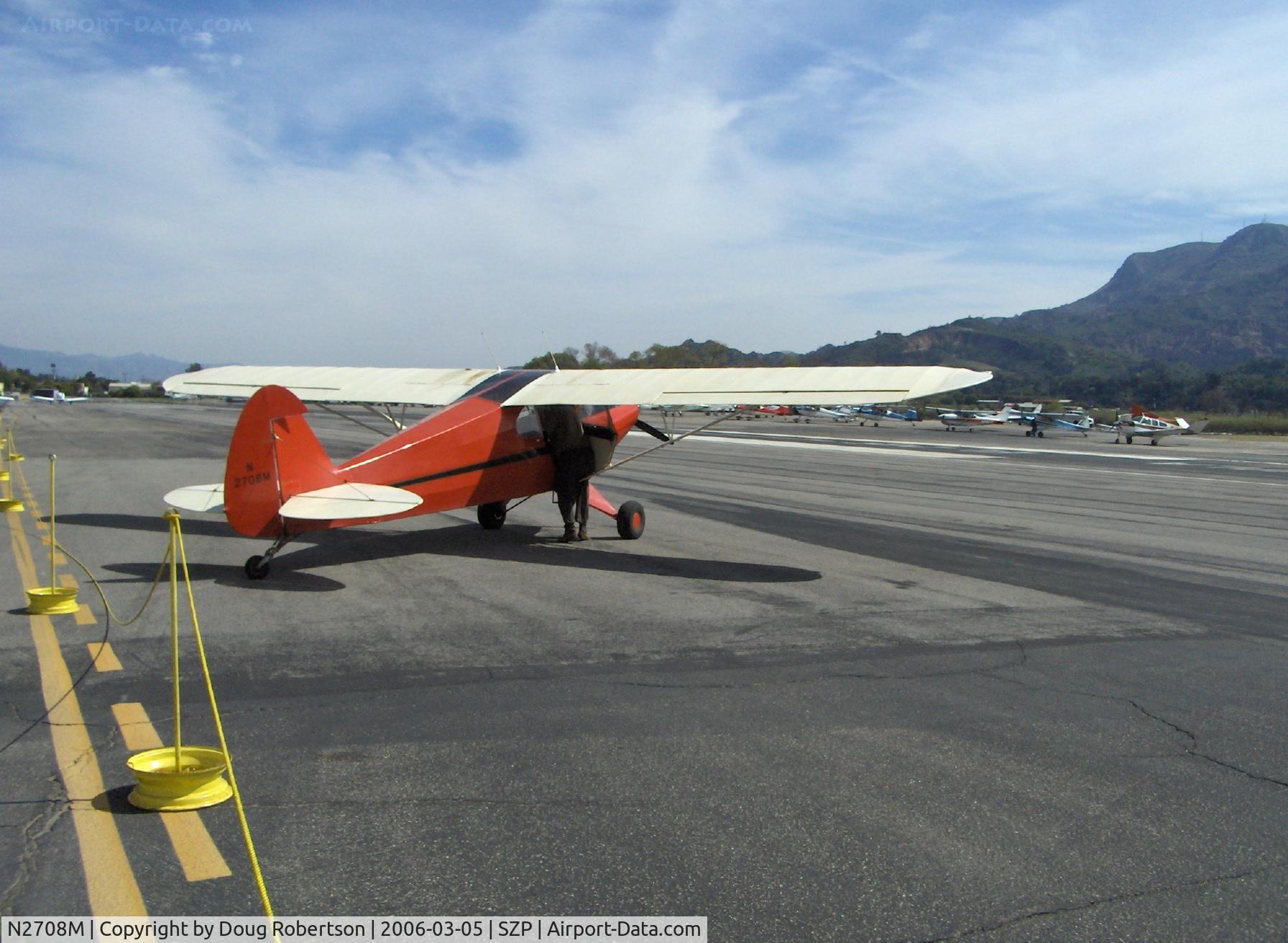 N2708M, 1946 Piper PA-12 Super Cruiser C/N 12-1211, 1946 Piper PA-12 SUPER CRUISER, Lycoming O-235 108 Hp