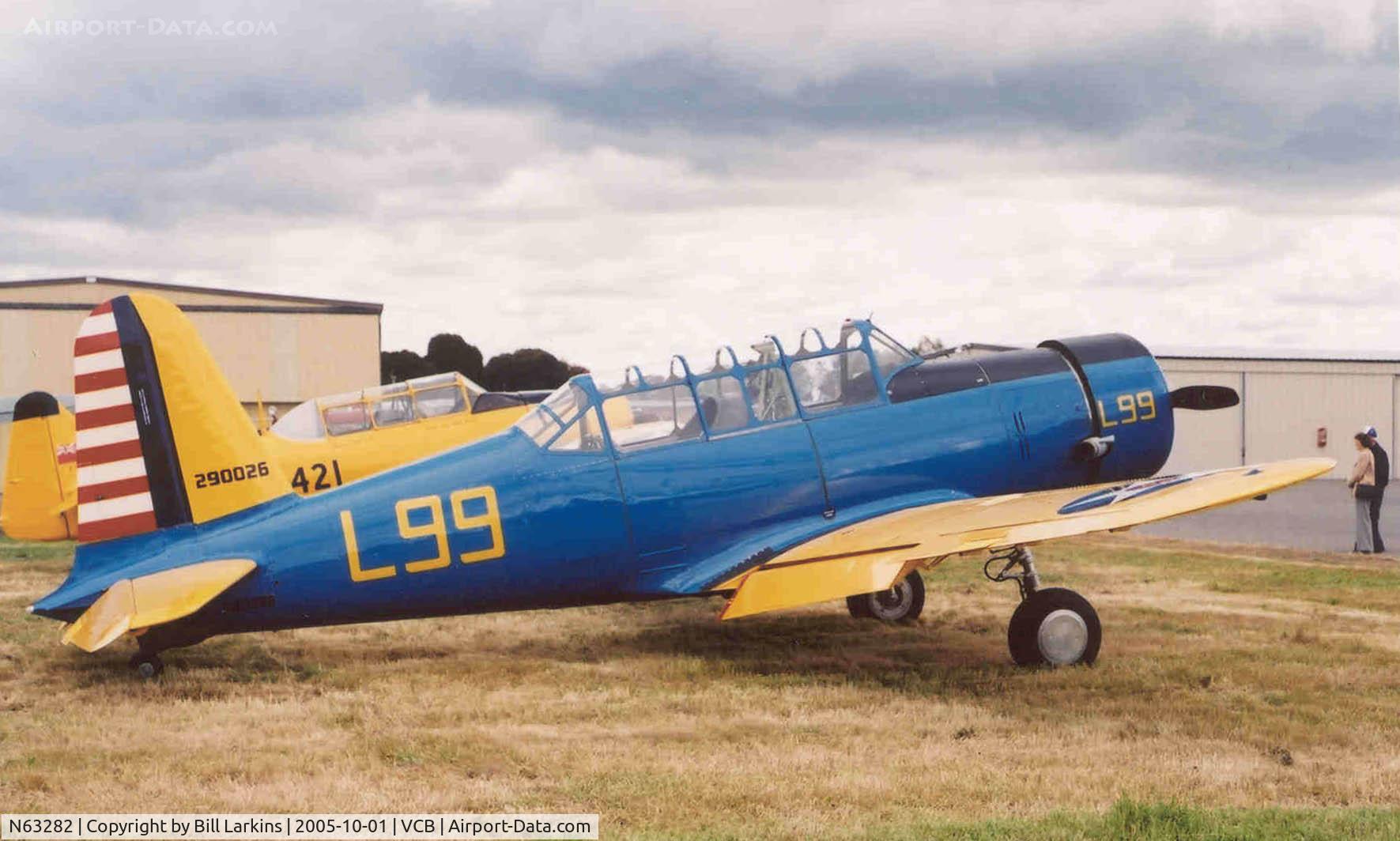 N63282, 1944 Consolidated Vultee BT-13B (SNV-2) C/N 79-999, Painted as pre-WWII Air Corps Basic Trainer