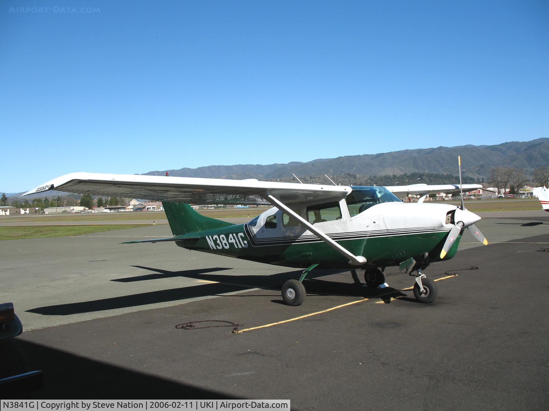 N3841G, 1967 Cessna TU206B Turbo Super Skywagon C/N U206-0841, 1967 Cessna TU206B at Ukiah, CA